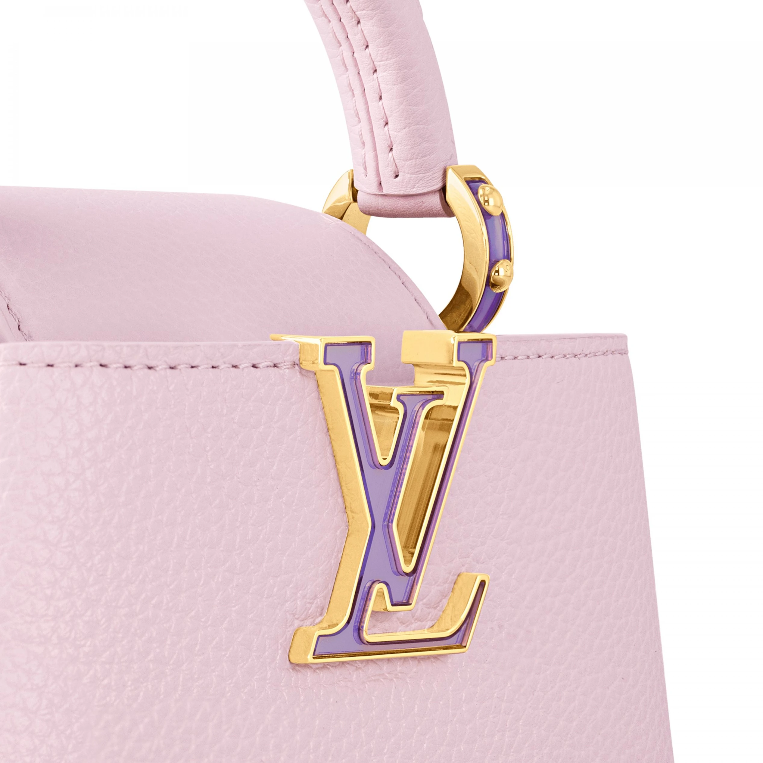 Replica bag Louis Vuitton M23326 LV SKI Capucines Mini Pearly Lilac