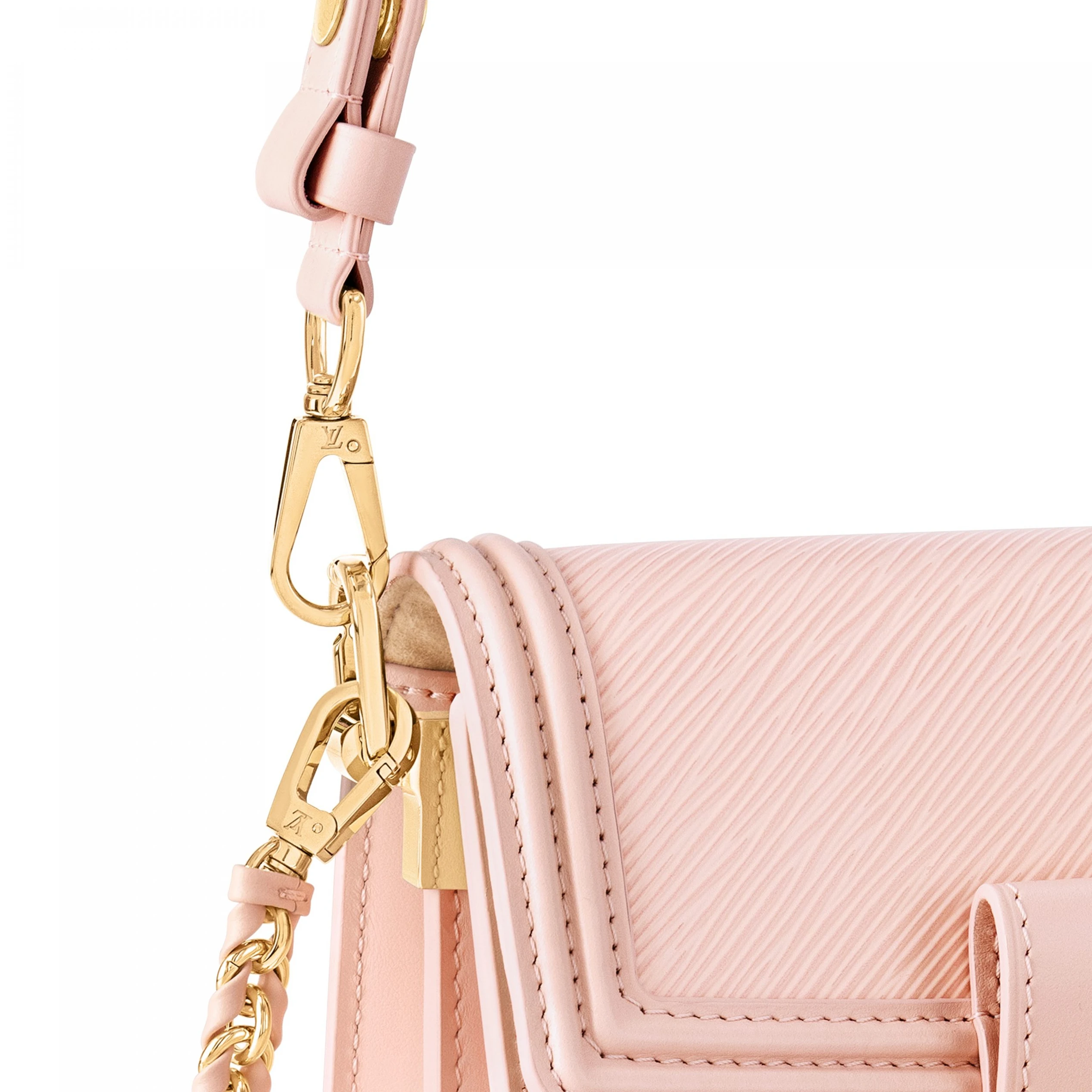 Mythick Louis Vuitton M23558 Mini Dauphine Rose Epi leather