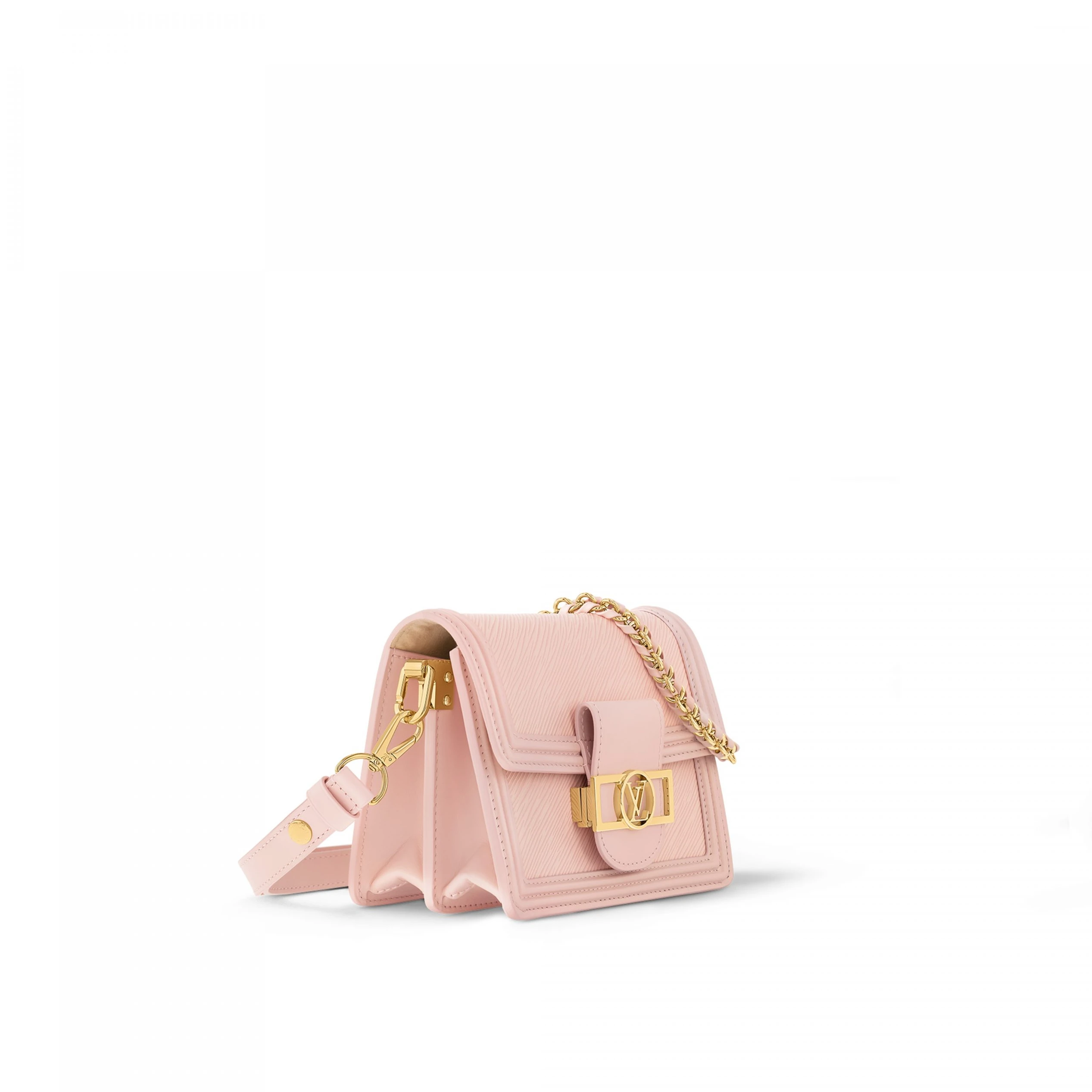 Mythick Louis Vuitton M23558 Mini Dauphine Rose Epi leather