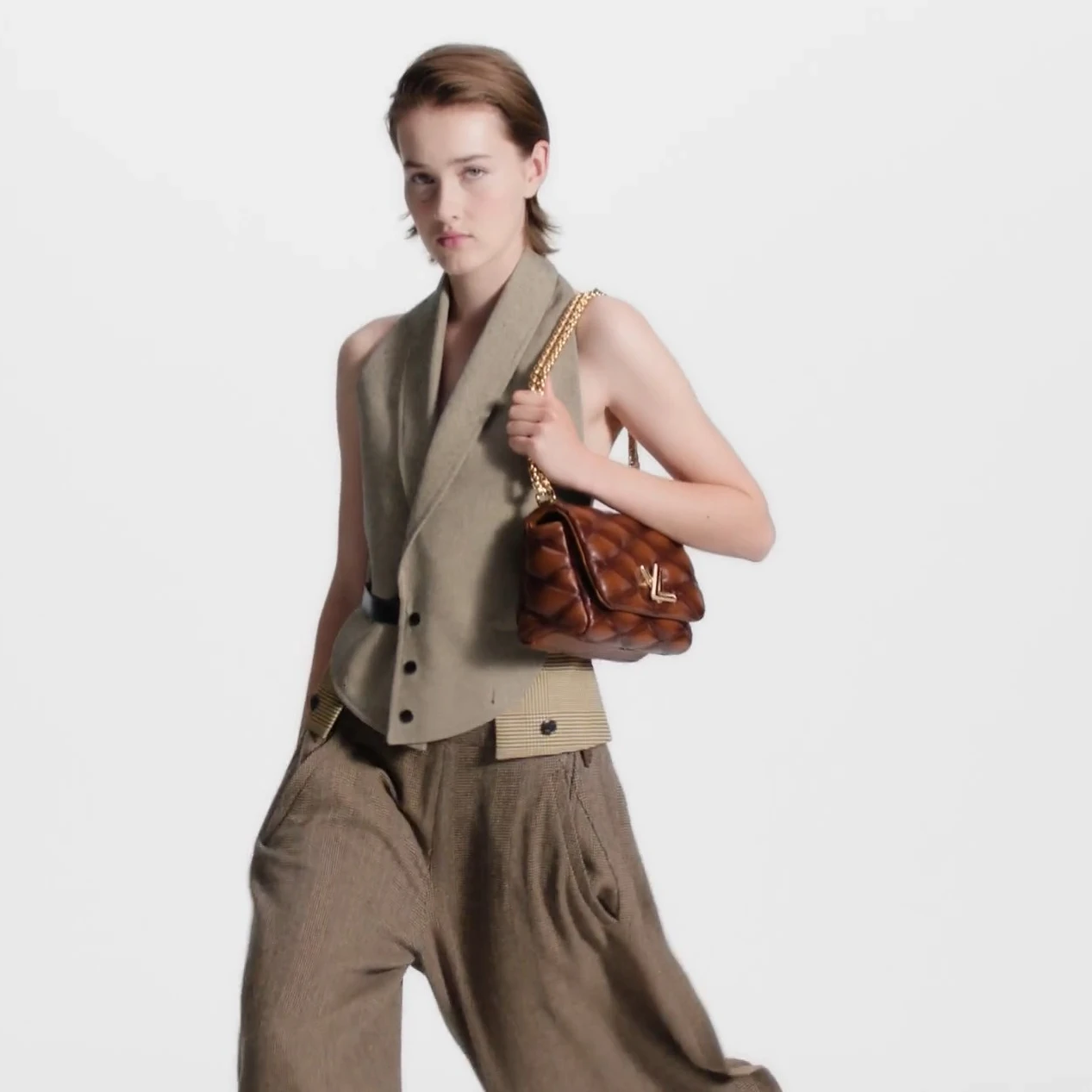 Louis vuitton locations Louis Vuitton M23601 GO-14 MM Smoked Tan
