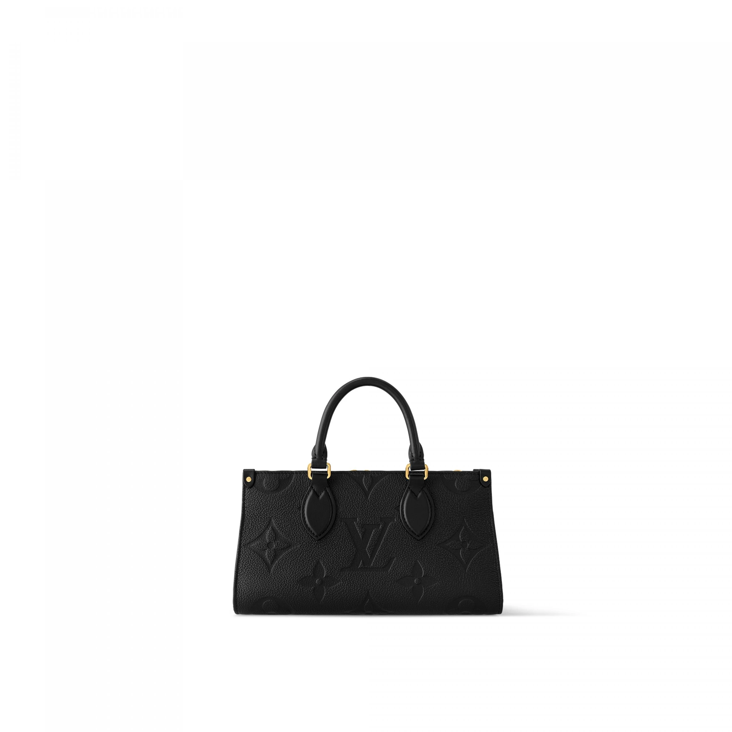 Replica bags lv Louis Vuitton M23640 OnTheGo East West Black Monogram Empreinte Leather