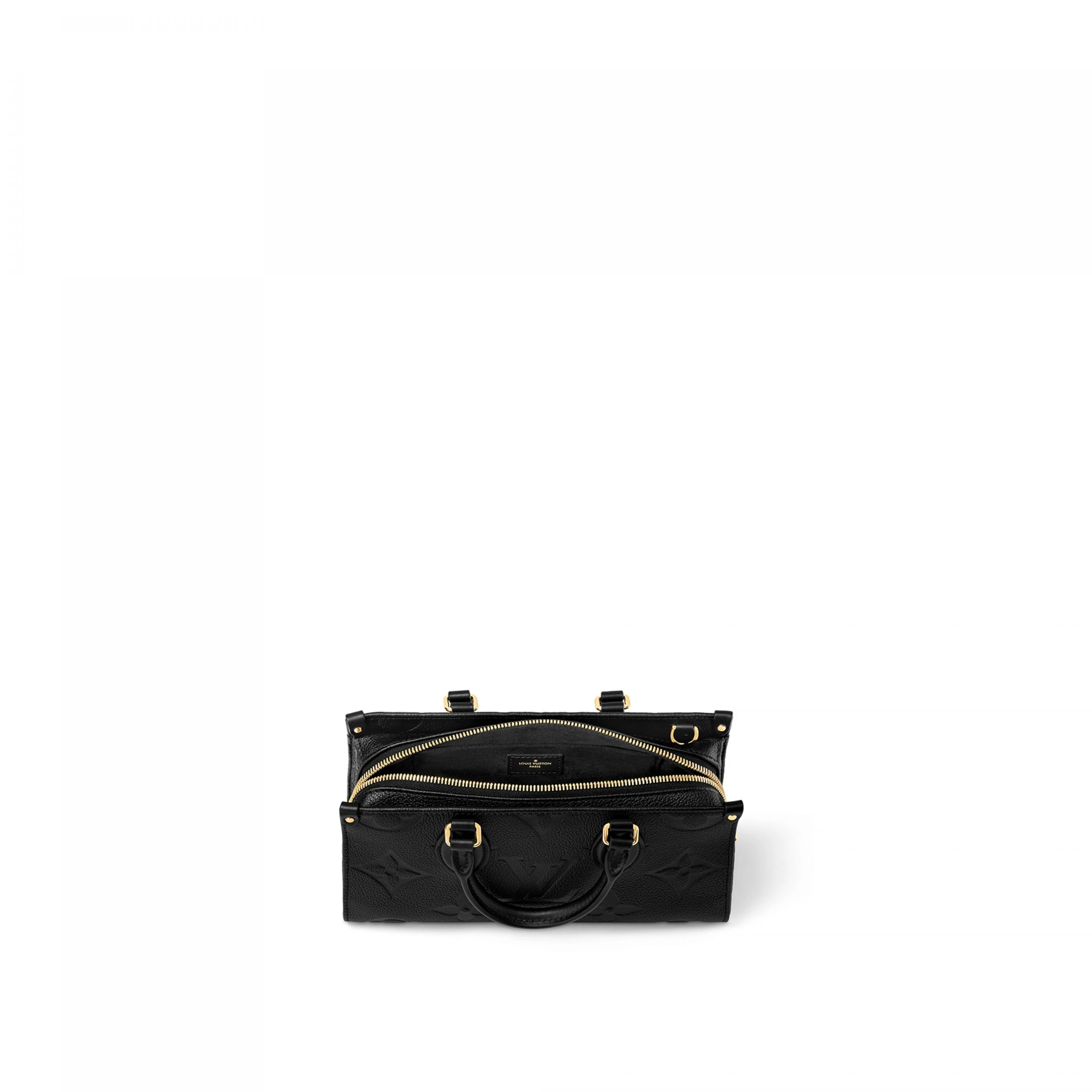 Replica bags lv Louis Vuitton M23640 OnTheGo East West Black Monogram Empreinte Leather