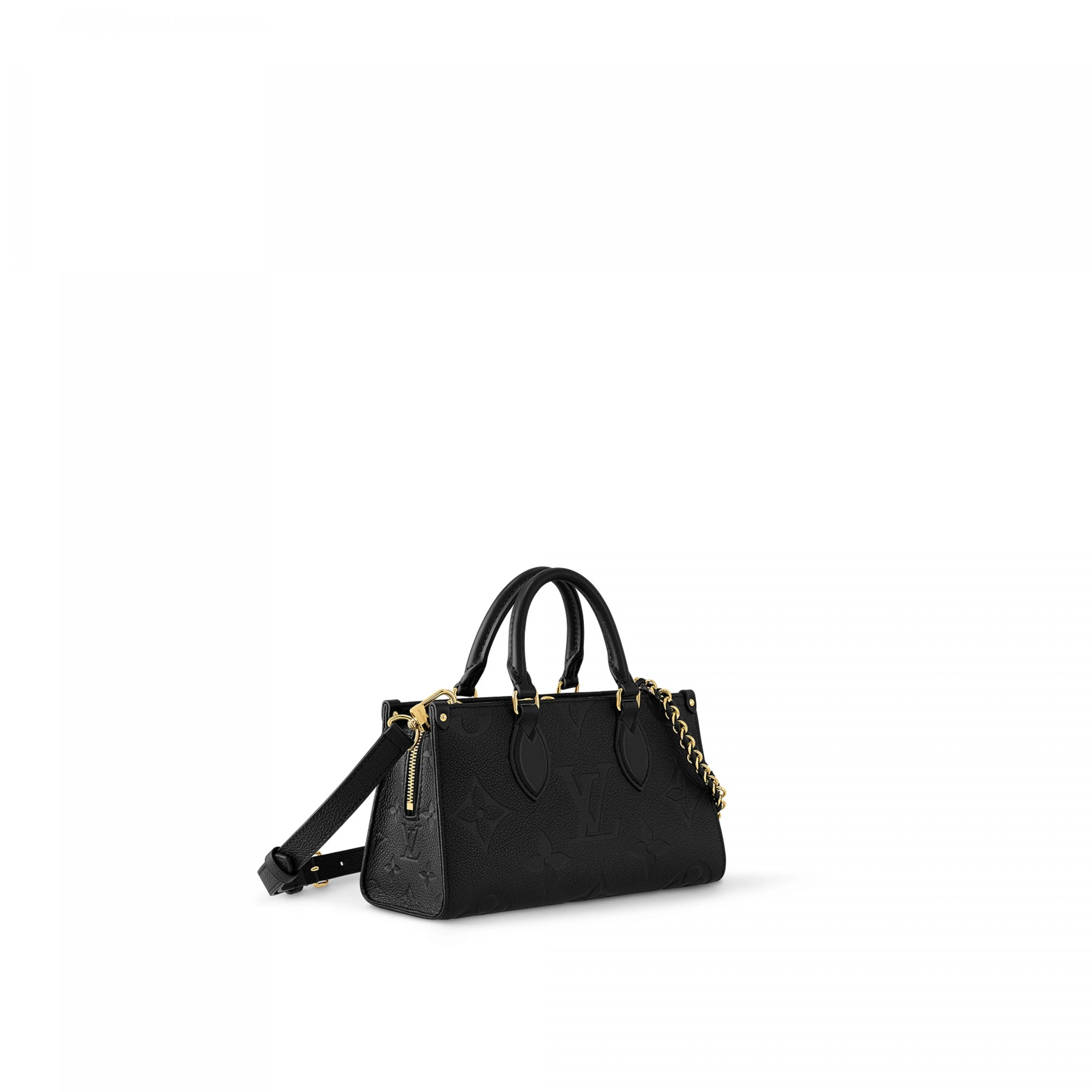 Replica bags lv Louis Vuitton M23640 OnTheGo East West Black Monogram Empreinte Leather