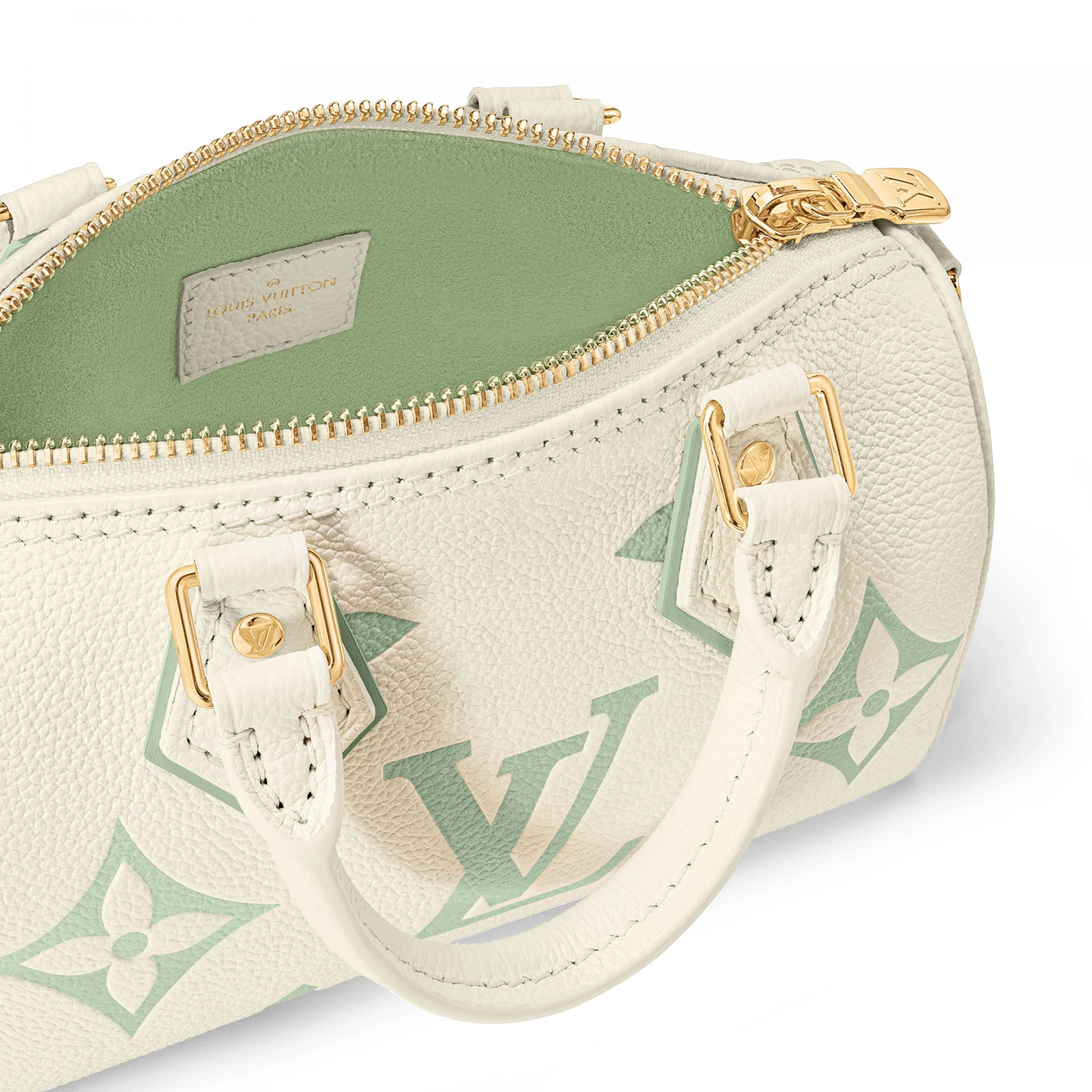 Mythick Louis Vuitton M24169 Nano Speedy Matcha Green