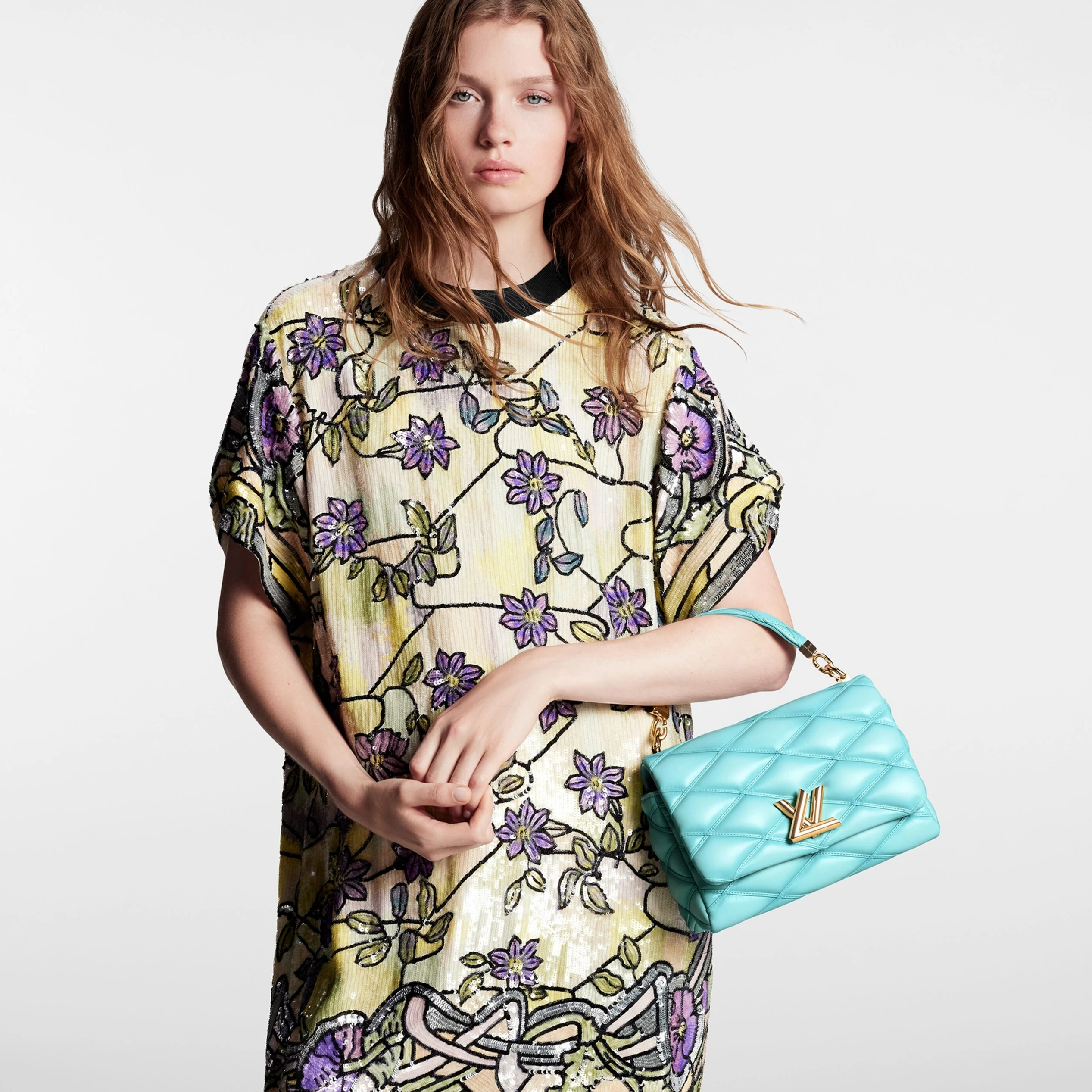 Replica bag Louis Vuitton M24185 GO-14 MM Lagoon Turquoise