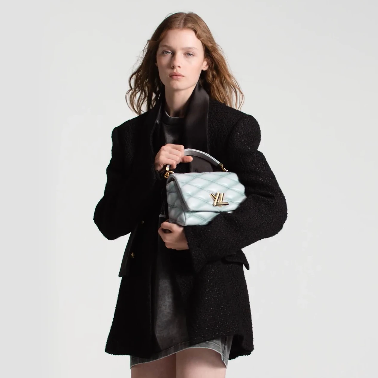 Top lv Louis Vuitton M24186 GO-14 MM Ecume Gray