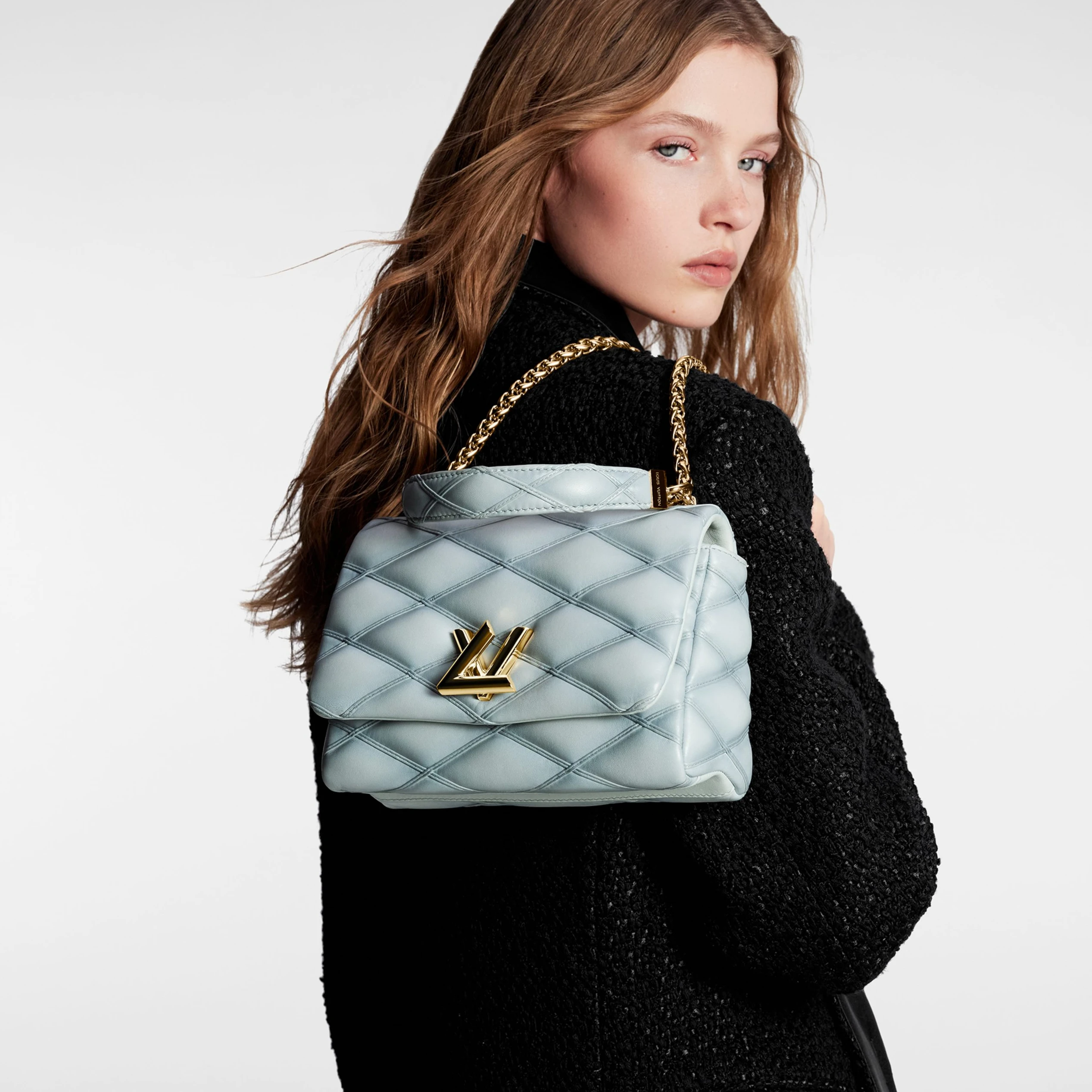 Top lv Louis Vuitton M24186 GO-14 MM Ecume Gray