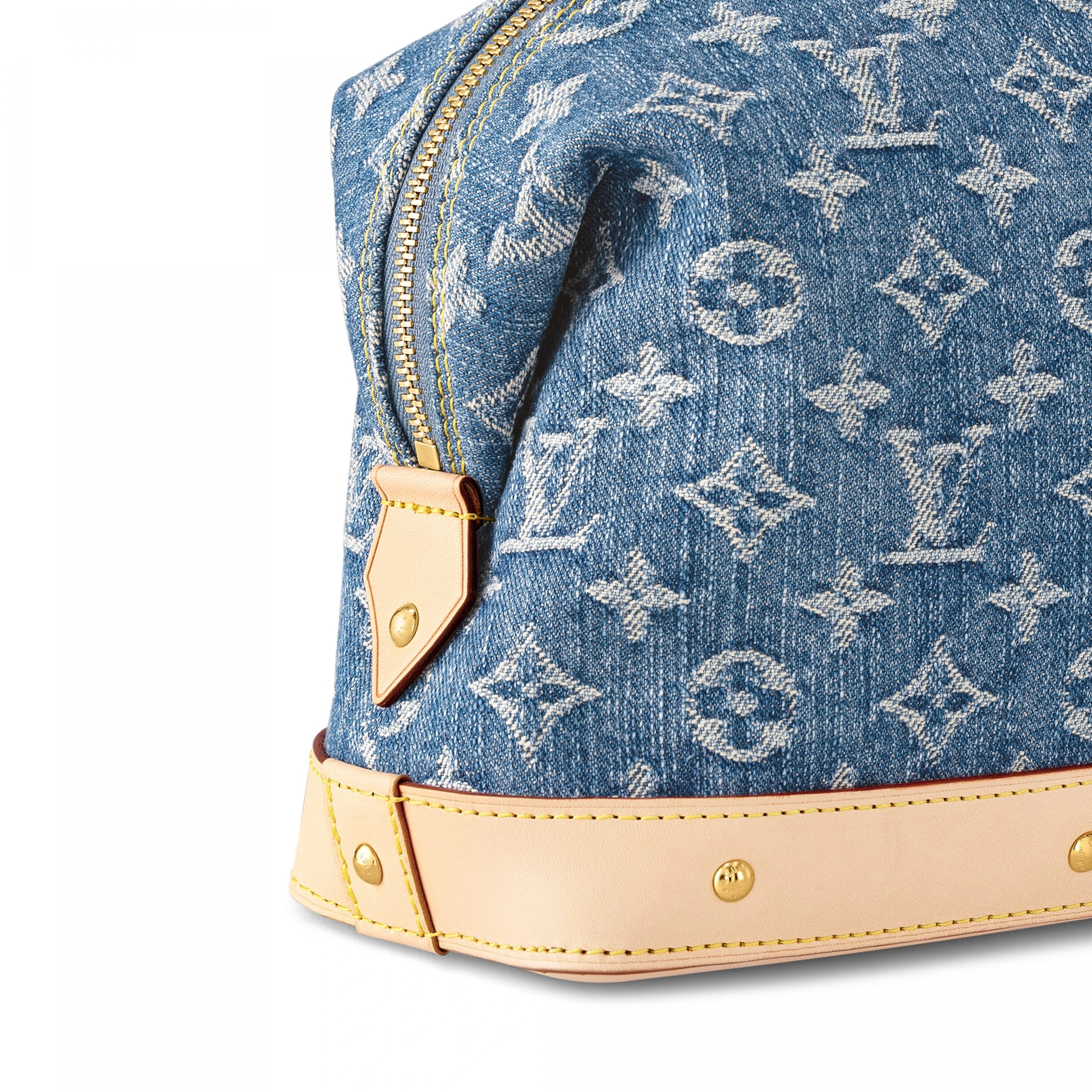 Mythick ru Louis Vuitton M24317 Pochette Cosmétique GM Denim Blue