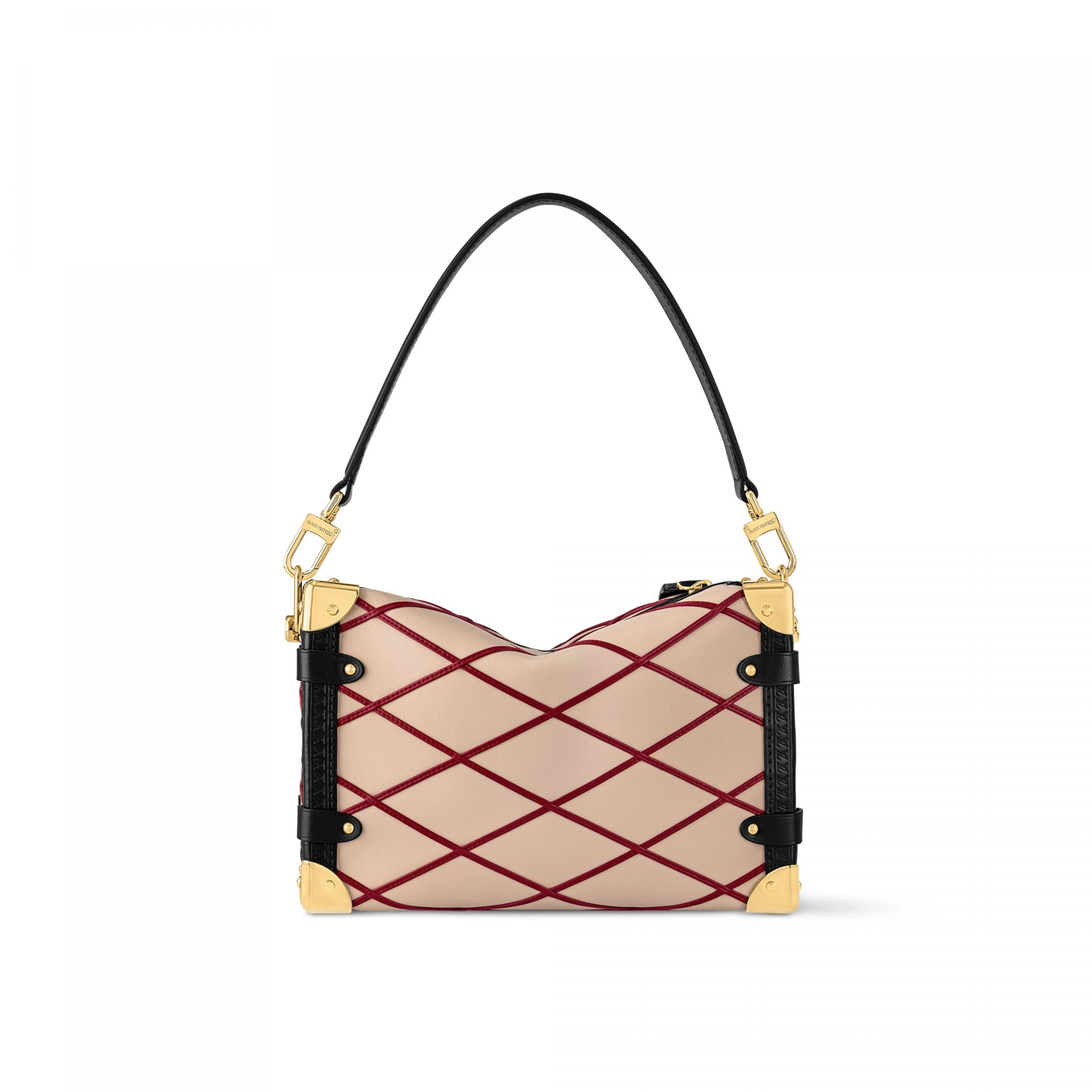 Mythick ru Louis Vuitton M24403 Side Trunk MM Malletage Beige Red