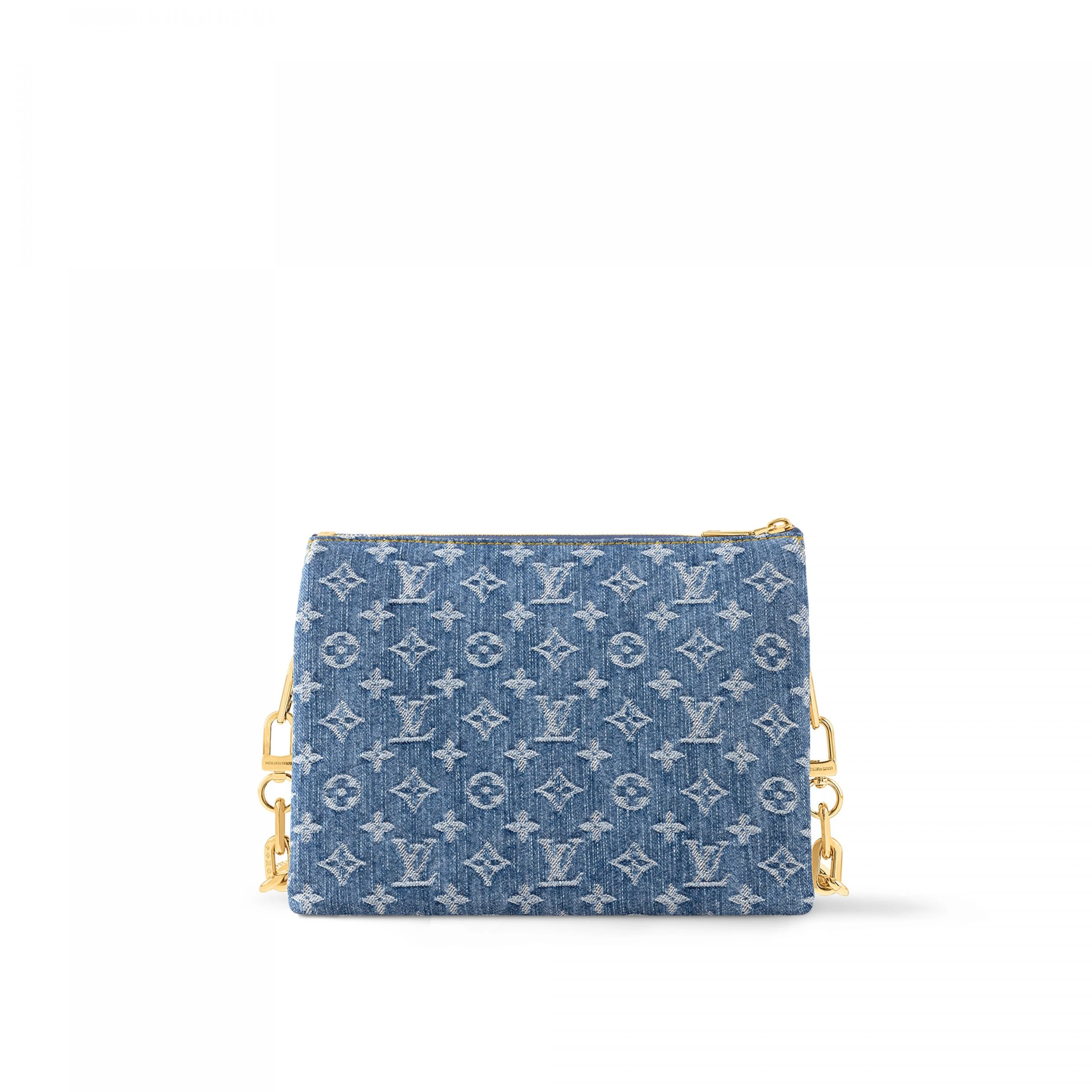 Lv belts replica Louis Vuitton M24564 Coussin PM Denim Blue