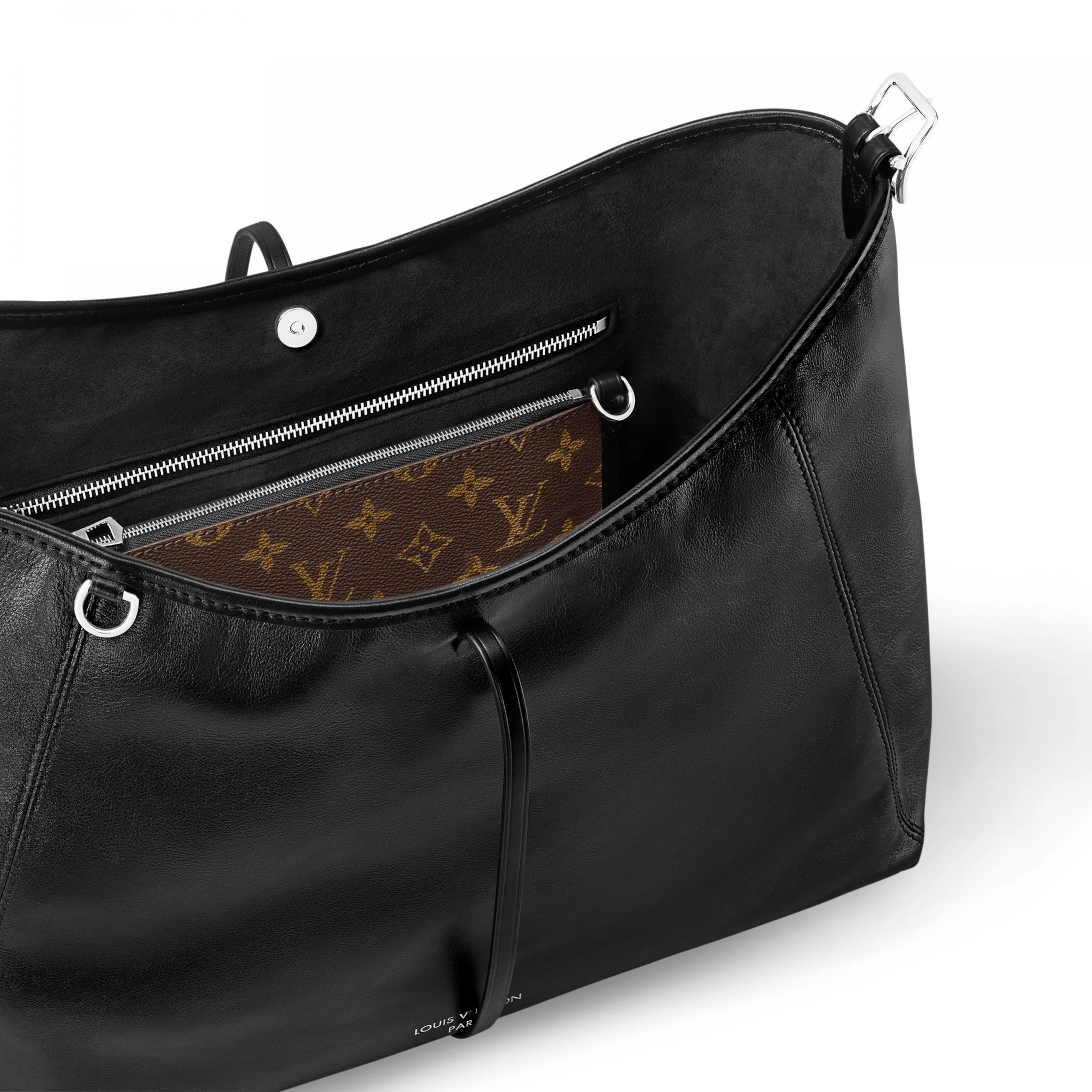 Lv belts replica Louis Vuitton M25143 CarryAll Dark MM Black