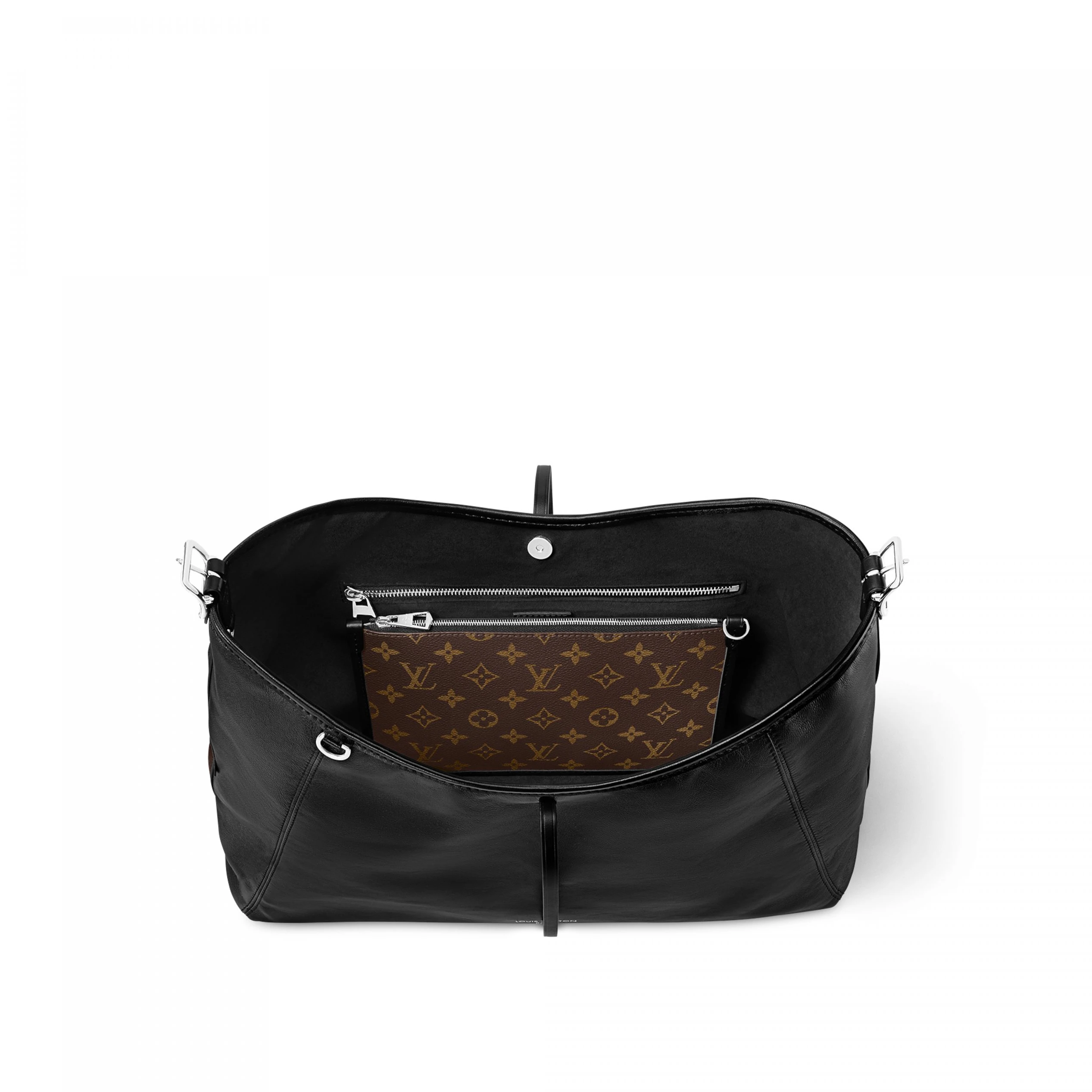 Lv belts replica Louis Vuitton M25143 CarryAll Dark MM Black