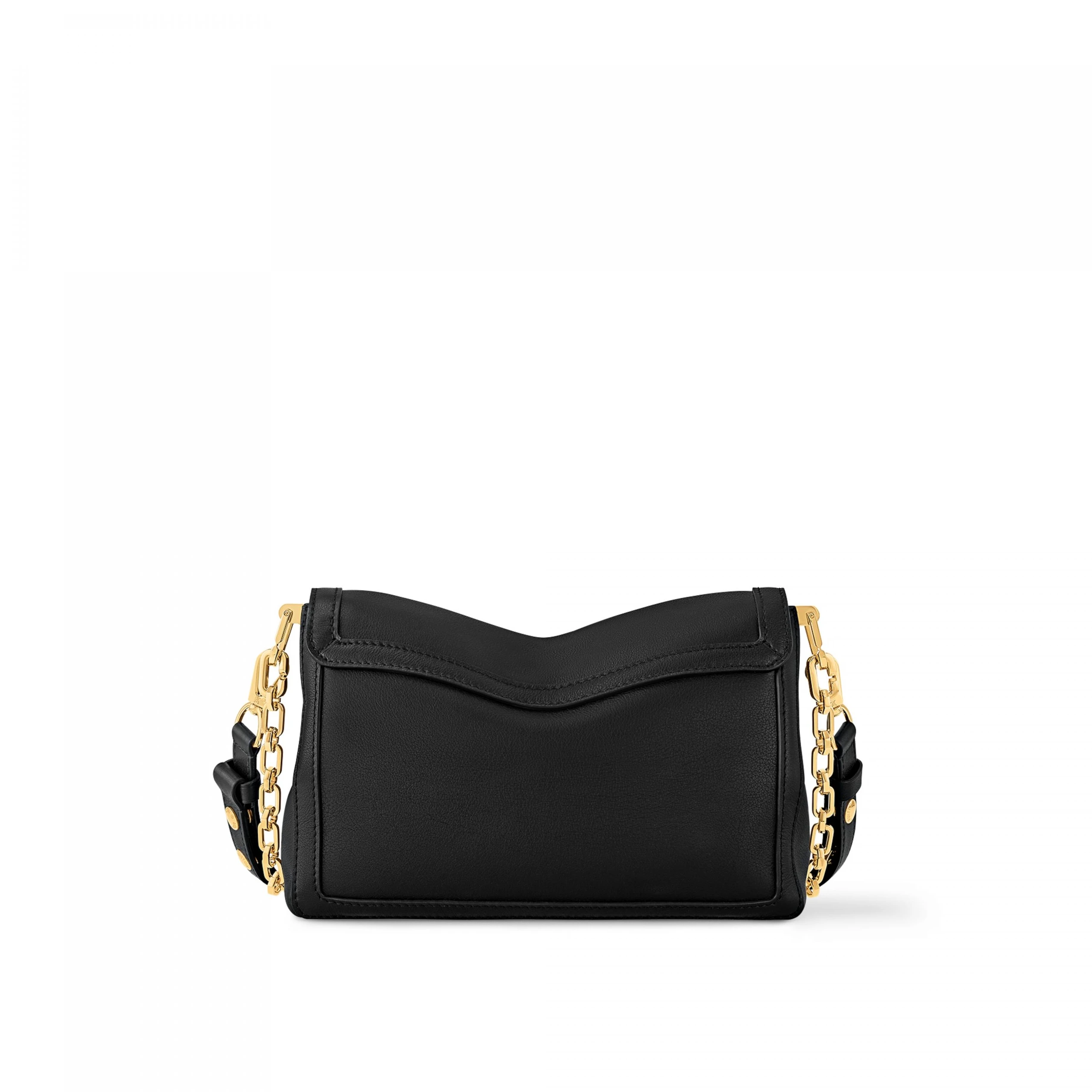 Lv belts replica Louis Vuitton M25209 Dauphine Soft MM Black