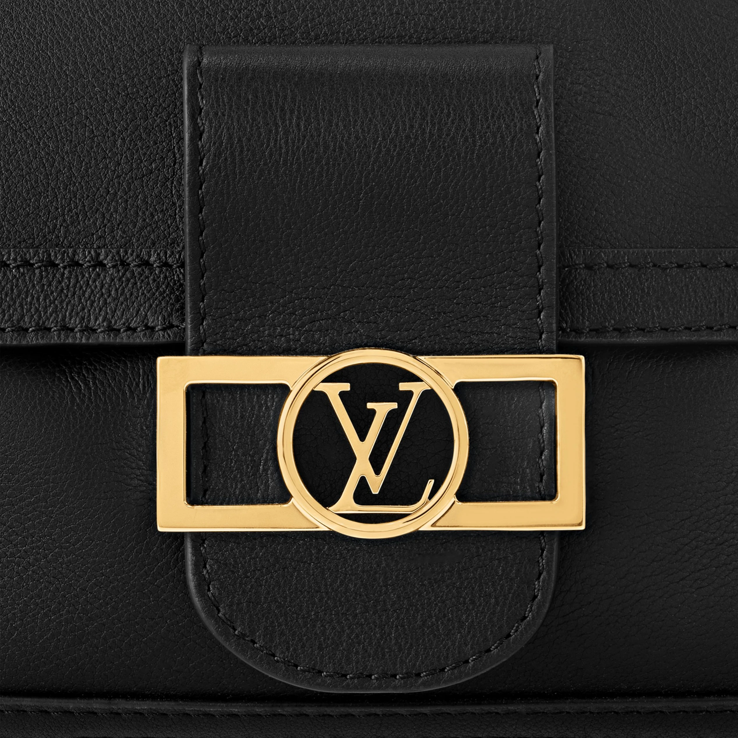 Lv belts replica Louis Vuitton M25209 Dauphine Soft MM Black