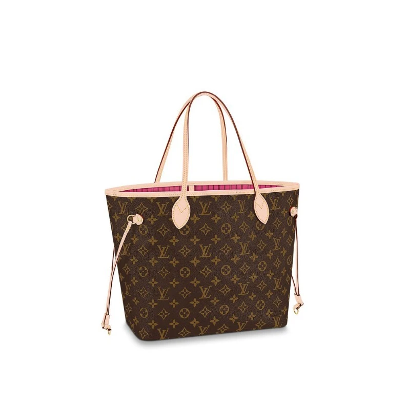 Top lv Louis Vuitton M41178 Neverfull MM Shoulder Bag Monogram Canvas