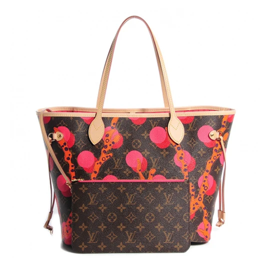 Replica bags lv Louis Vuitton M41603 Neverfull MM Ramages Shoulder Bag Monogram Canvas