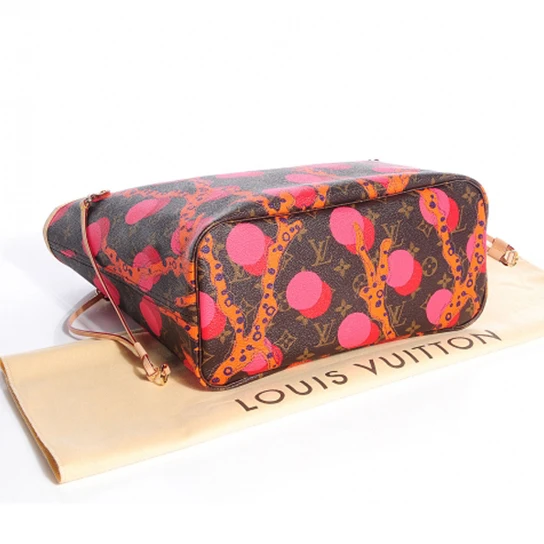 Replica bags lv Louis Vuitton M41603 Neverfull MM Ramages Shoulder Bag Monogram Canvas