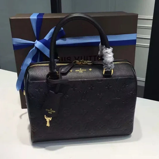 Louis vuitton locations Louis Vuitton M42401 Speedy Bandouliere 25 Tote Bag Monogram Empreinte Leather