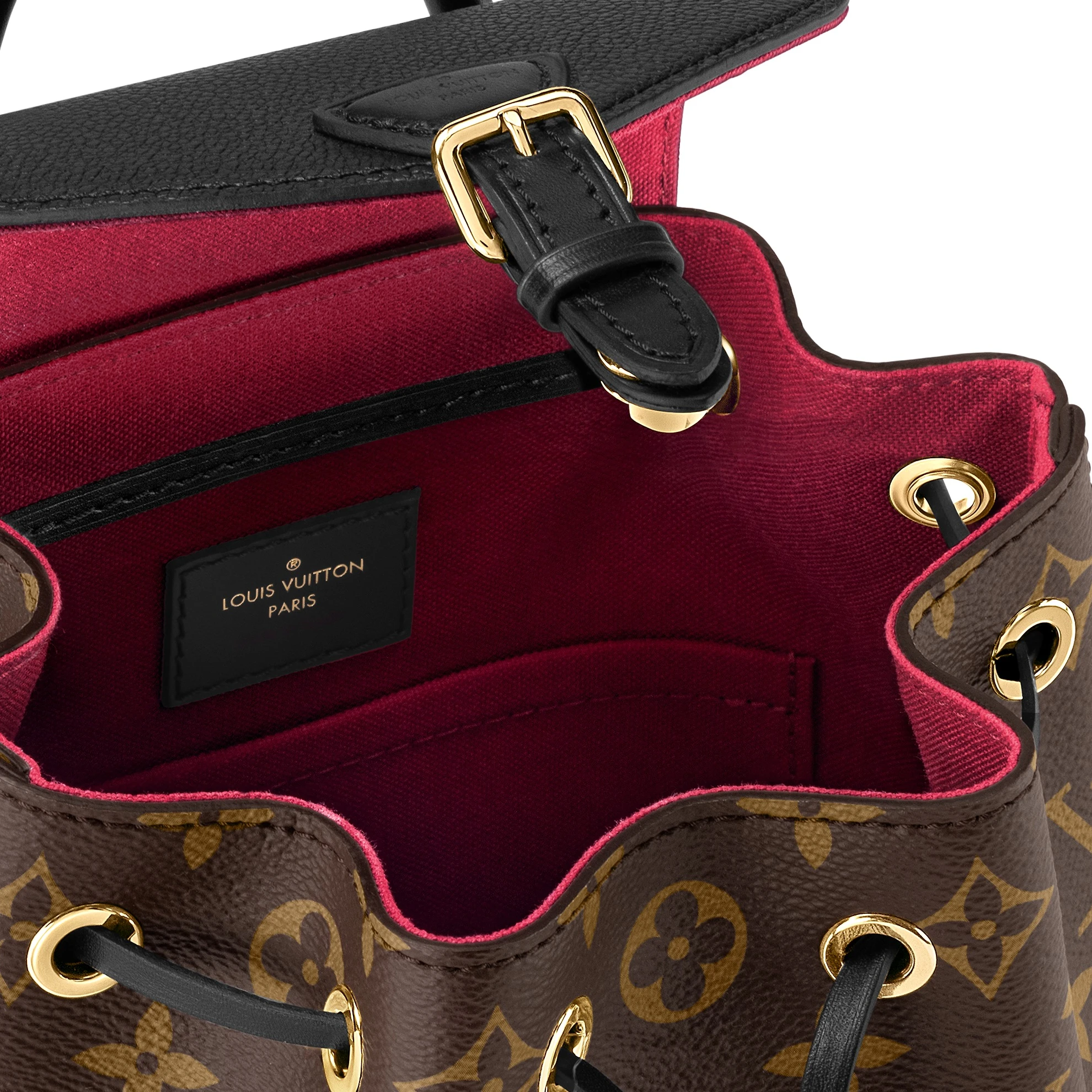 Top lv Louis Vuitton M45516 Montsouris BB Black
