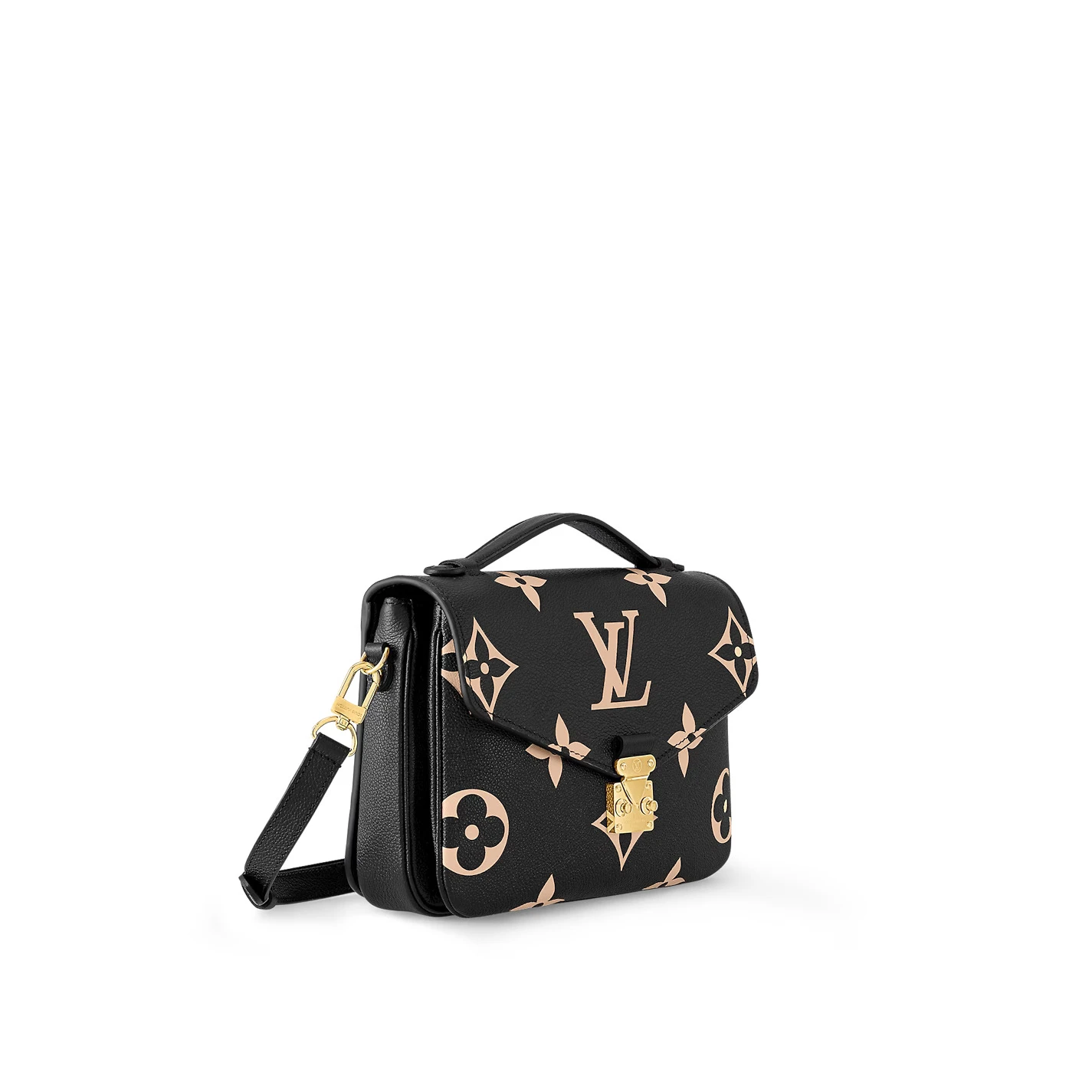 Replica bags Louis Vuitton M45773 Pochette Métis Black Beige