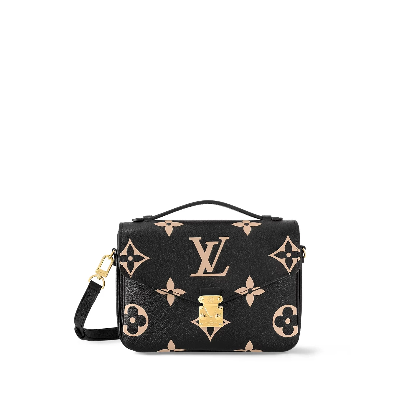 Louis Vuitton M45773 Pochette Métis Black Beige