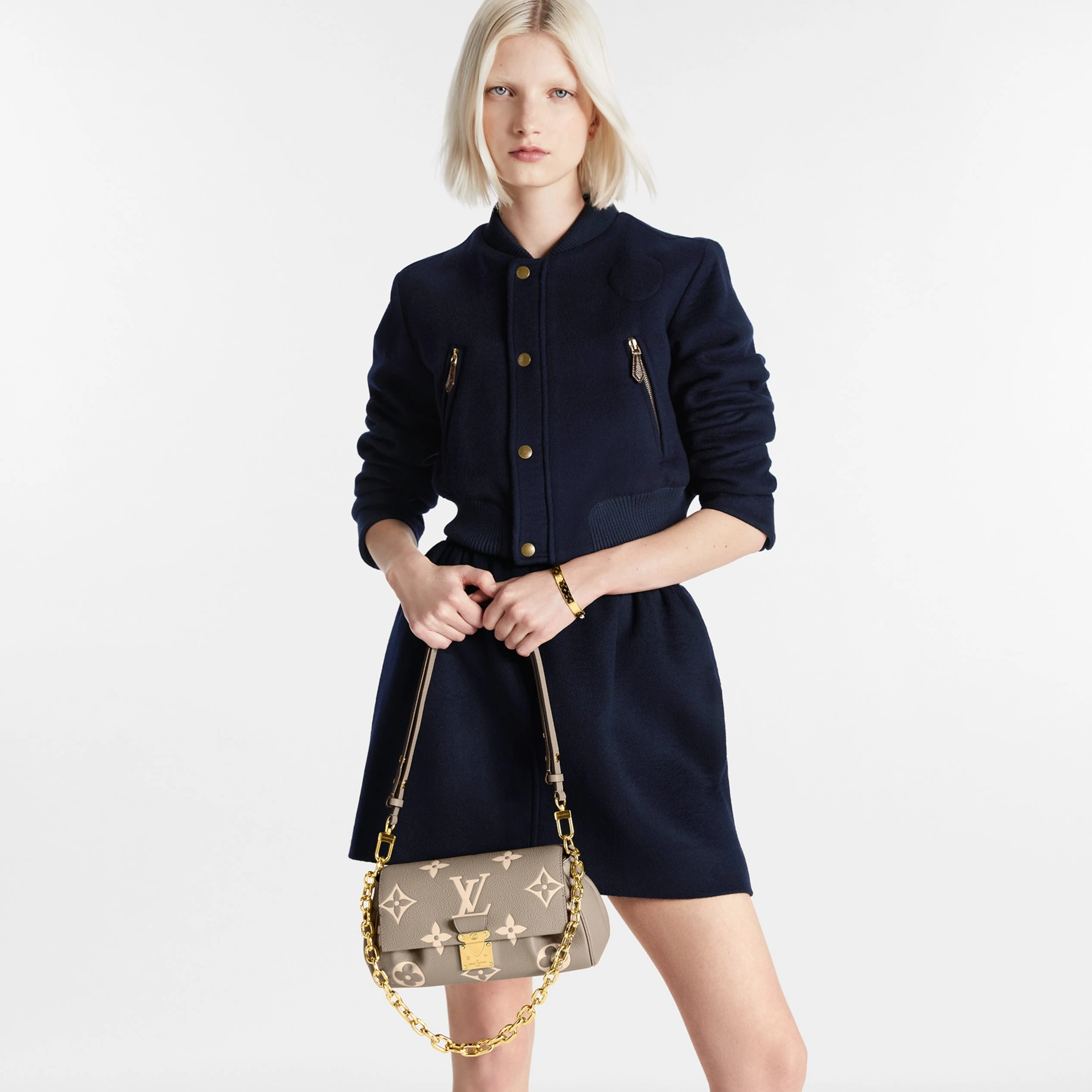 Replica bags Louis Vuitton M45836 Favorite Tourterelle   Crème