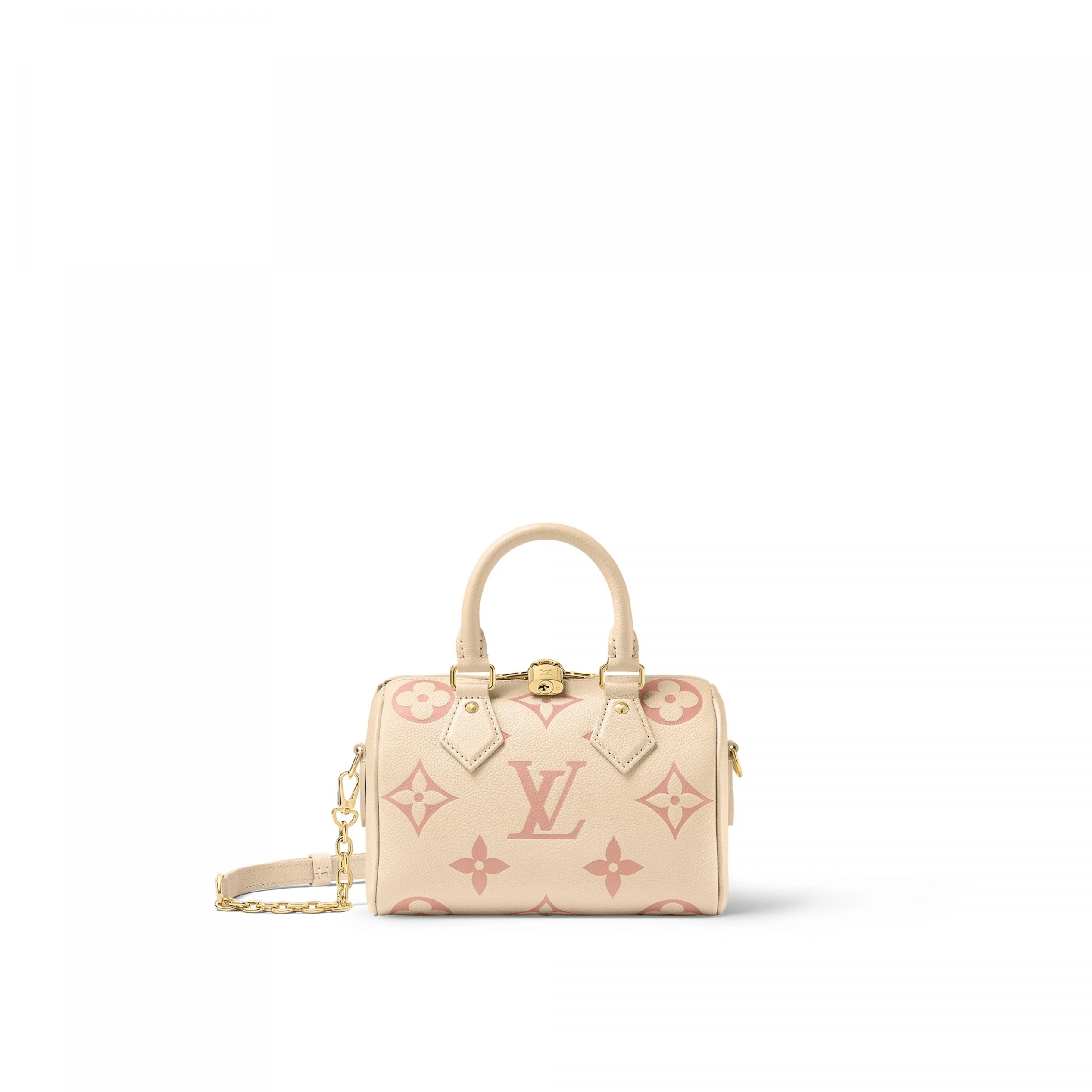 Louis Vuitton M46397 Speedy Bandoulière 20 Bicolor Monogram Empreinte Leather