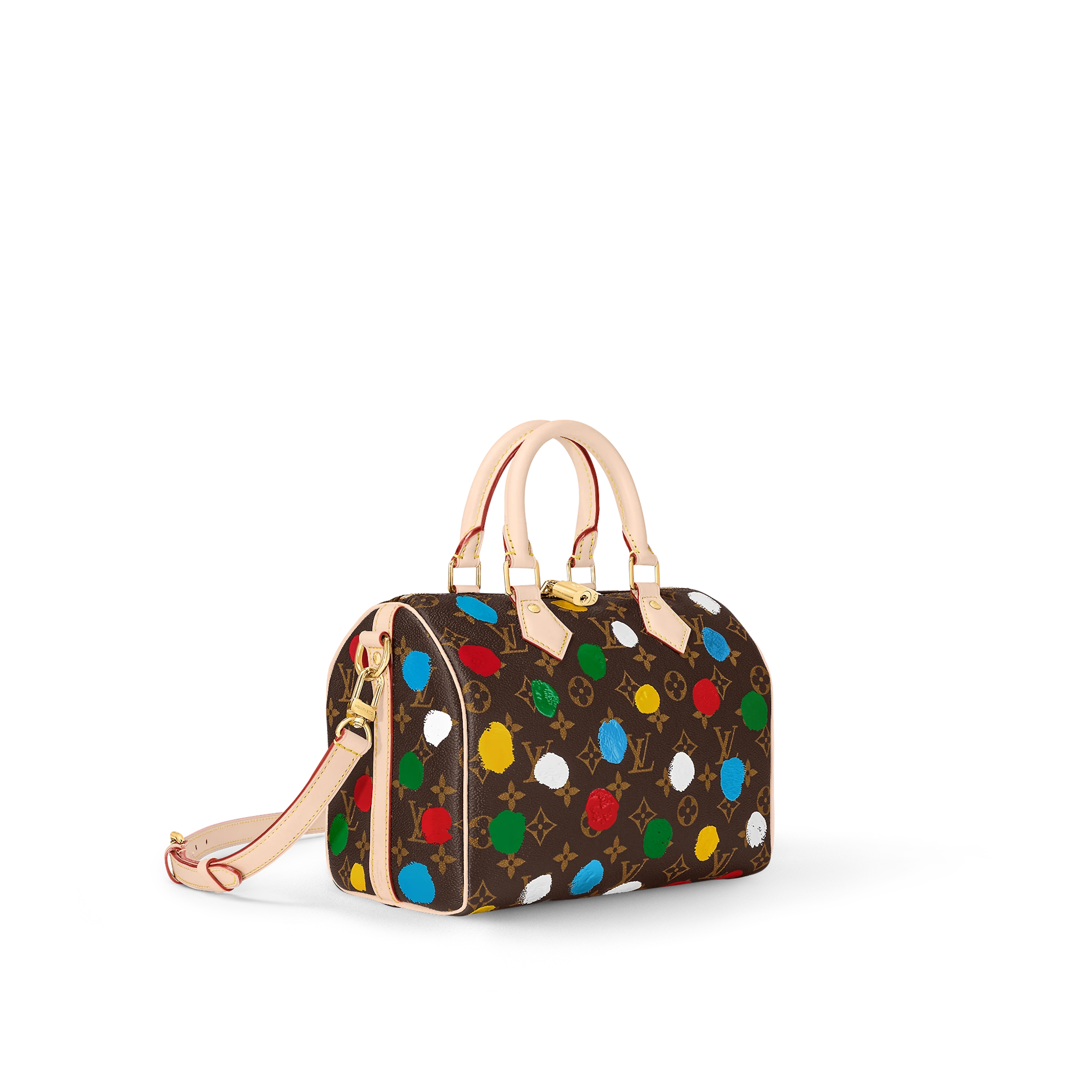 Replica bag Louis Vuitton M46433 LV x YK Speedy Bandoulière 25​
