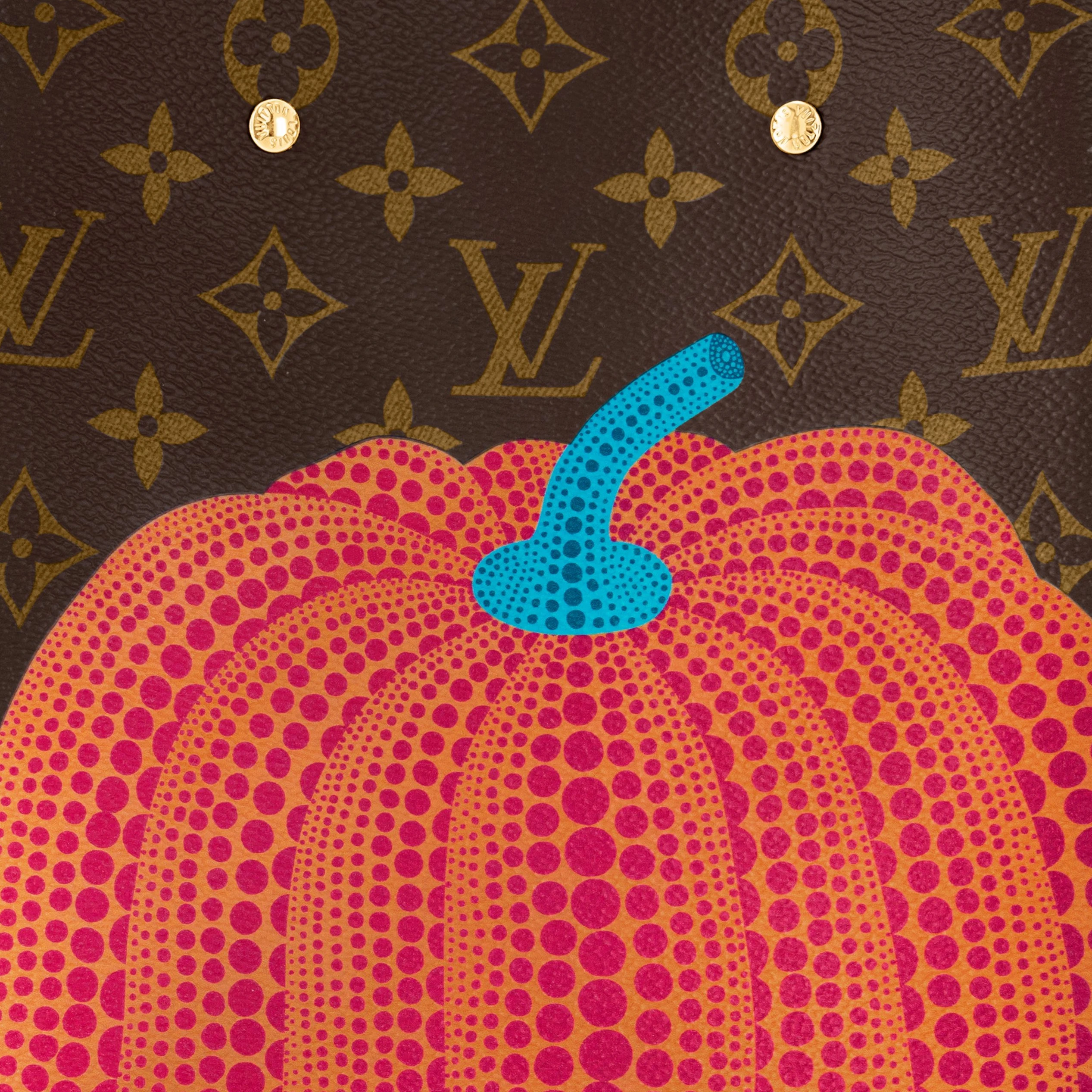 Replica bags Louis Vuitton M46473 LV x YK Pumpkin Prin Néonoé MM
