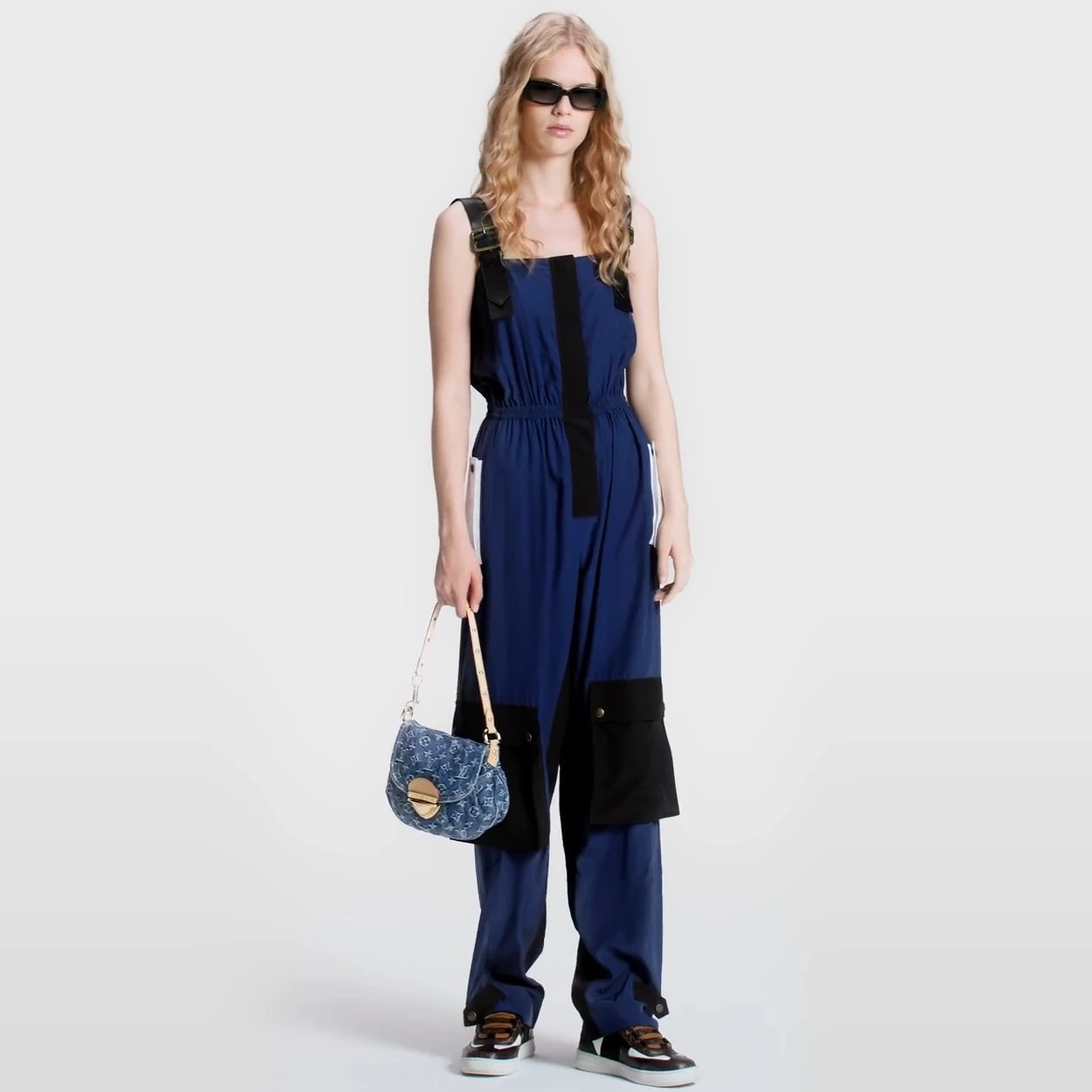 Replica bags Louis Vuitton M46829 Sunset Denim Blue