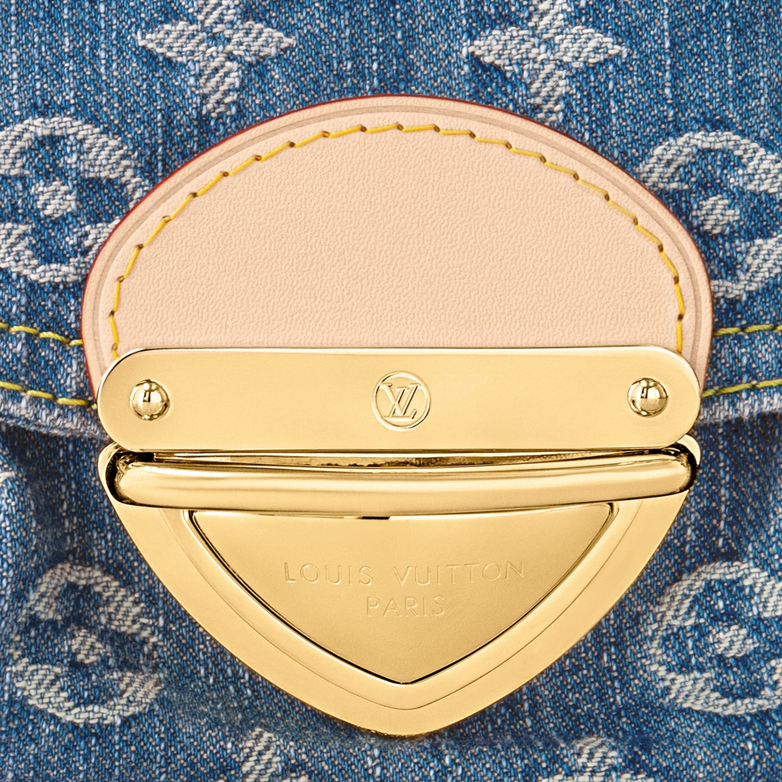 Replica bags Louis Vuitton M46829 Sunset Denim Blue