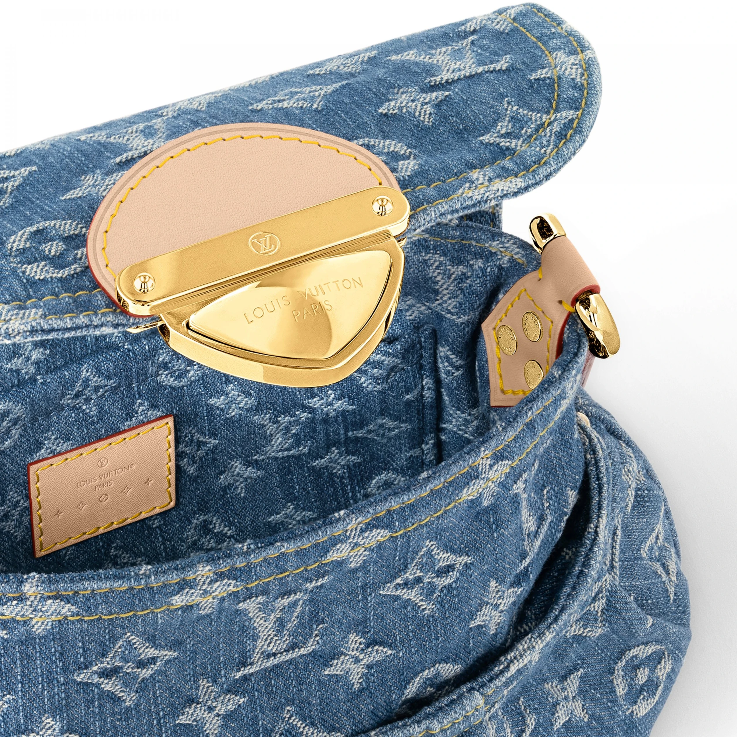 Replica bags Louis Vuitton M46829 Sunset Denim Blue