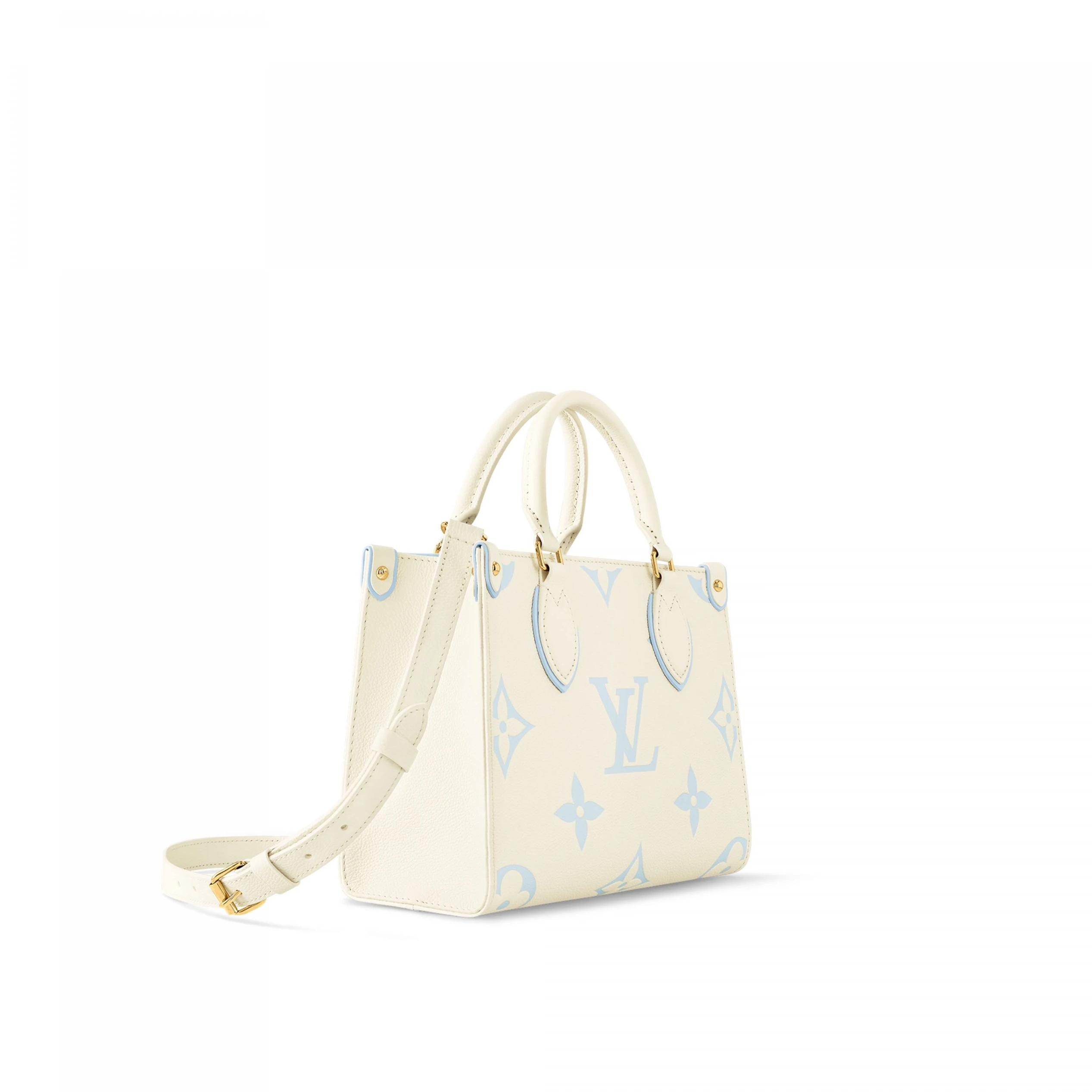 Replica bag Louis Vuitton M46833 OnTheGo PM Latte Candy Blue