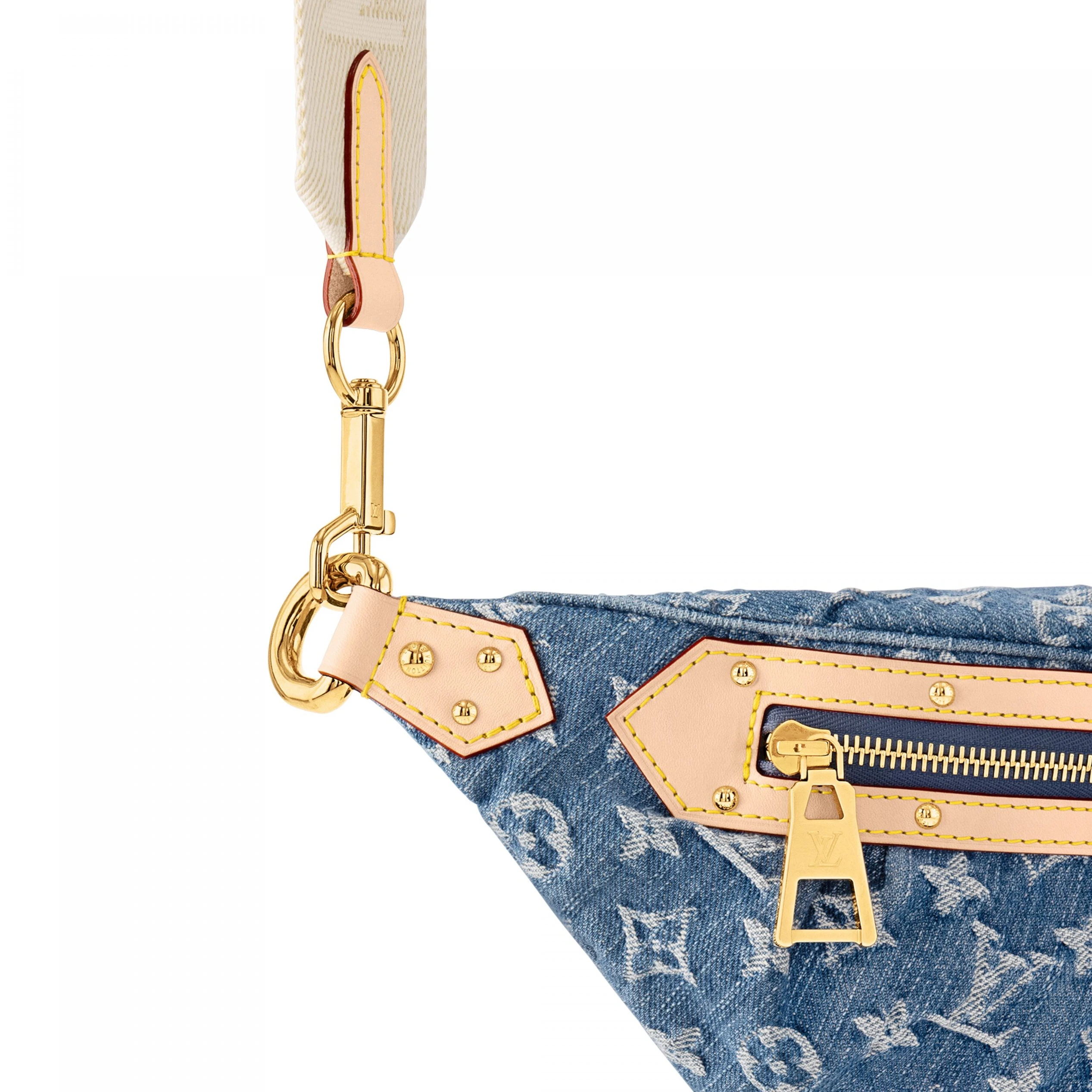 Replica bags lv Louis Vuitton M46837 High Rise Denim Blue
