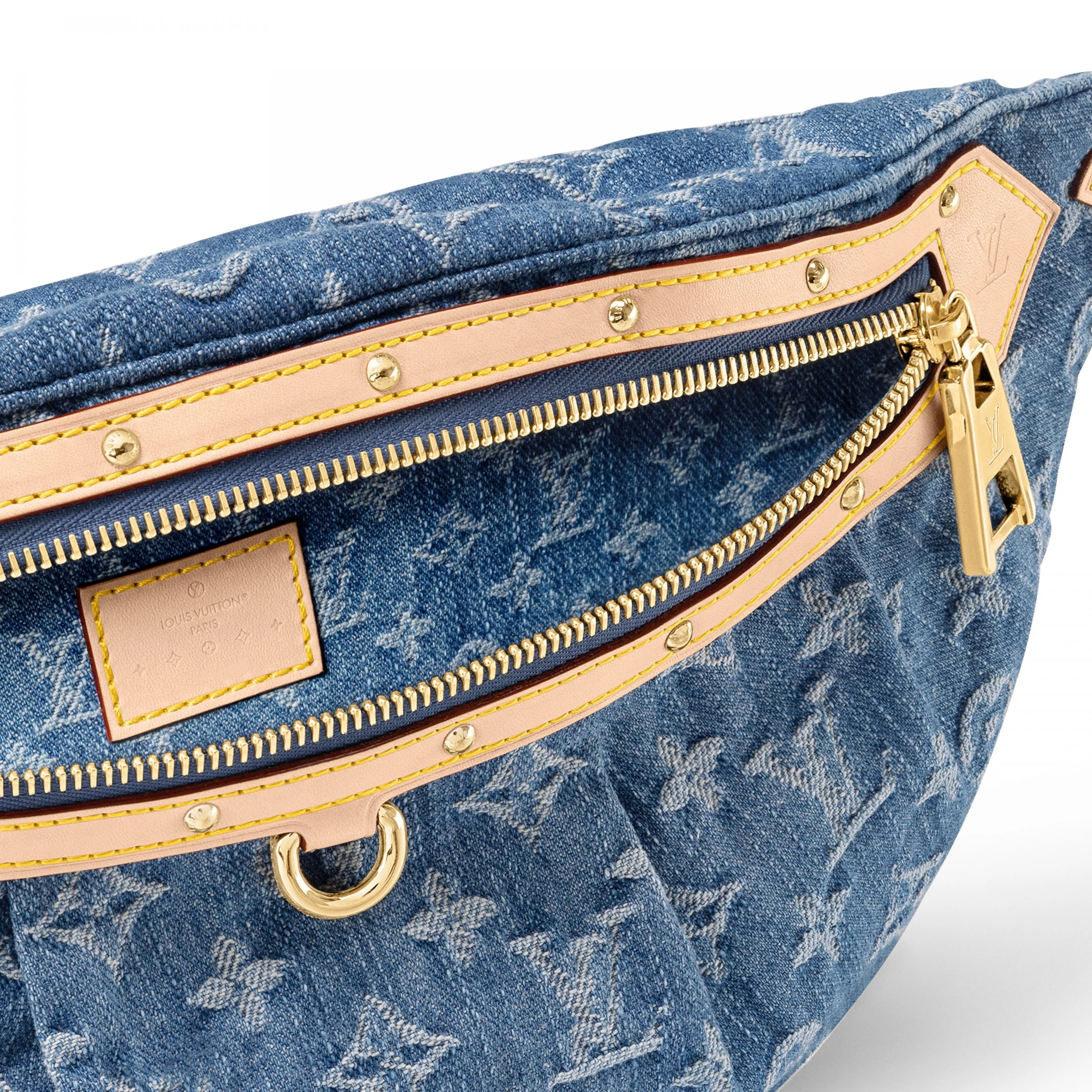 Replica bags lv Louis Vuitton M46837 High Rise Denim Blue