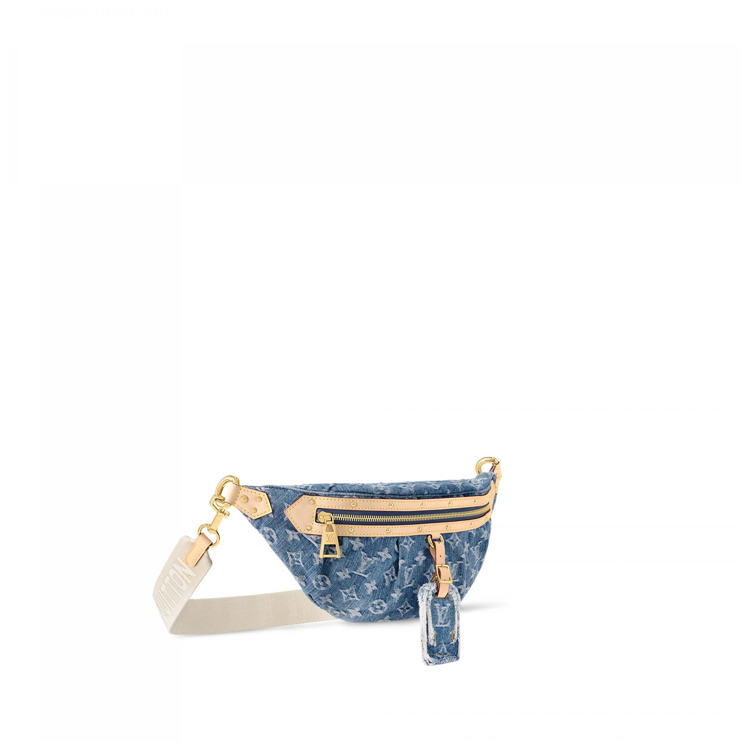 Replica bags lv Louis Vuitton M46837 High Rise Denim Blue