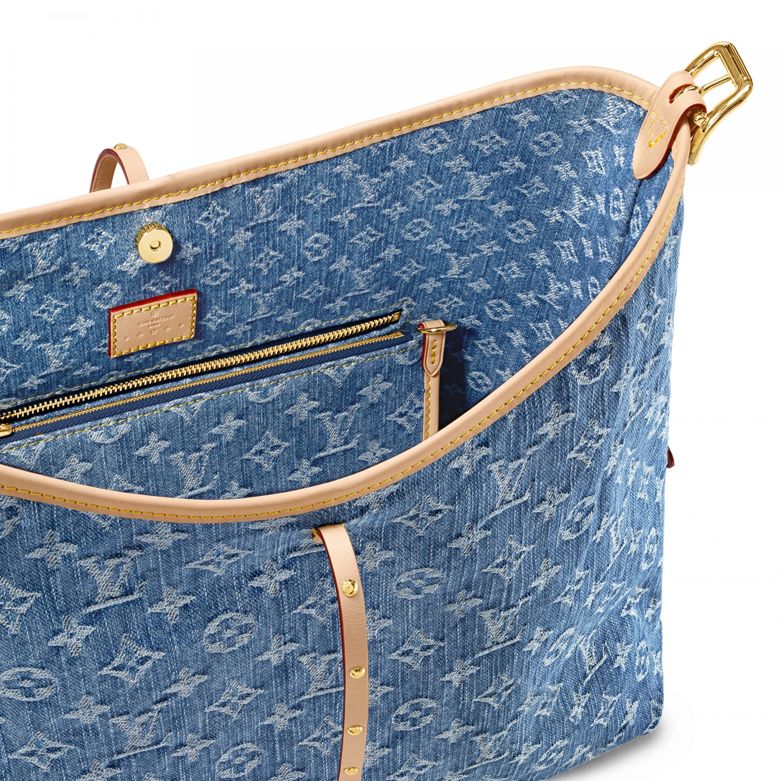Replica bags Louis Vuitton M46855 CarryAll MM Denim Blue
