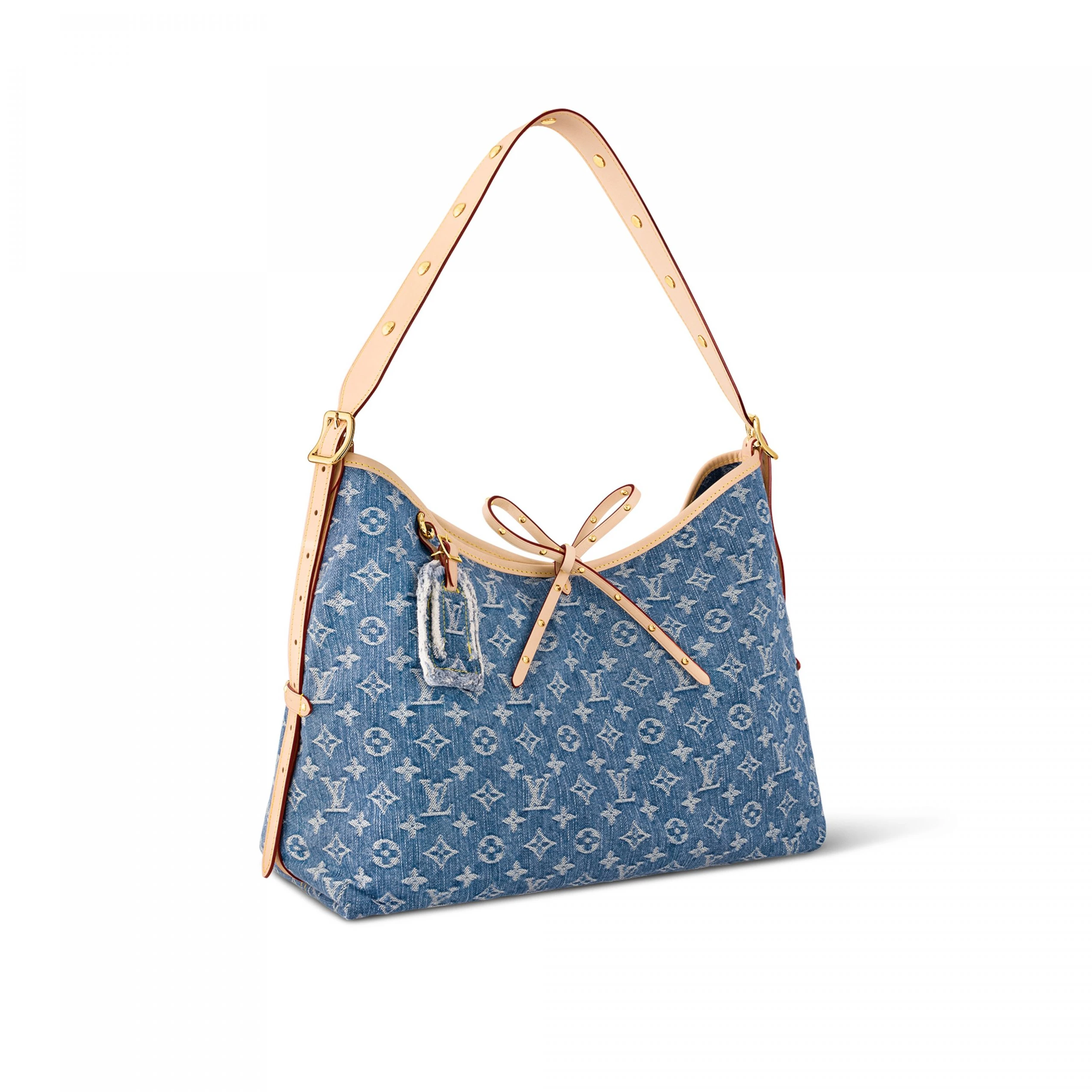 Replica bags Louis Vuitton M46855 CarryAll MM Denim Blue