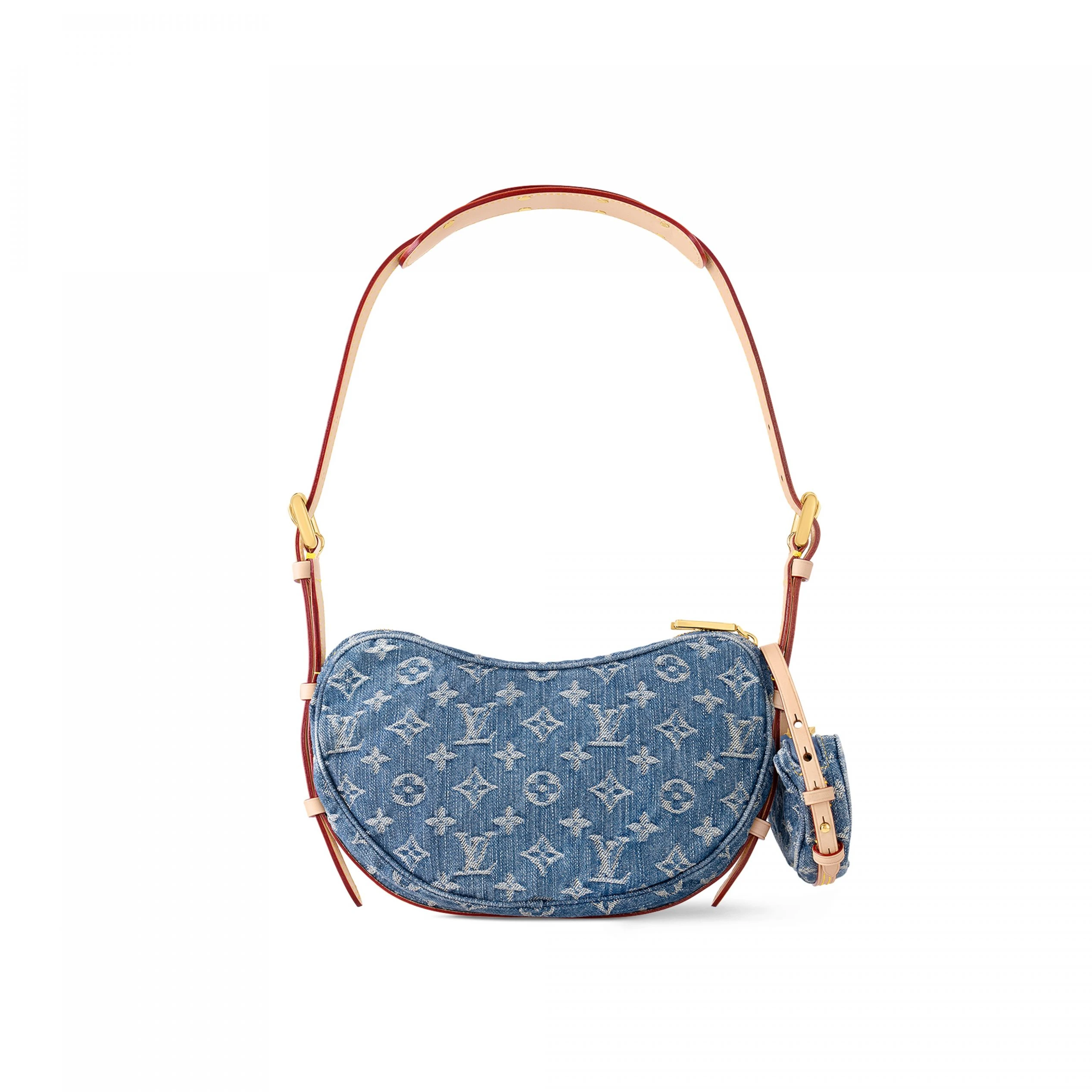 Replica bag Louis Vuitton M46856 Croissant MM Denim Blue