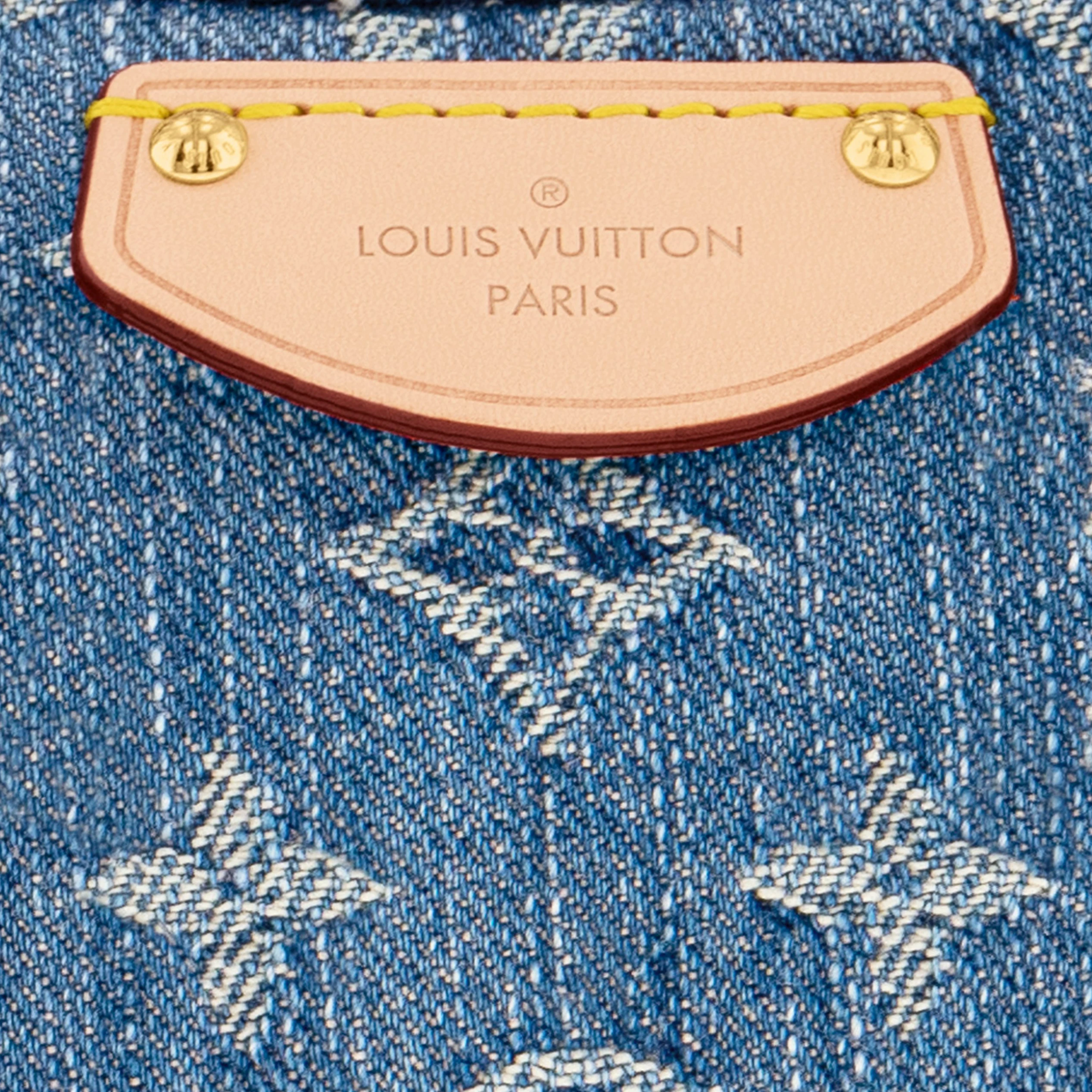Replica bag Louis Vuitton M46856 Croissant MM Denim Blue