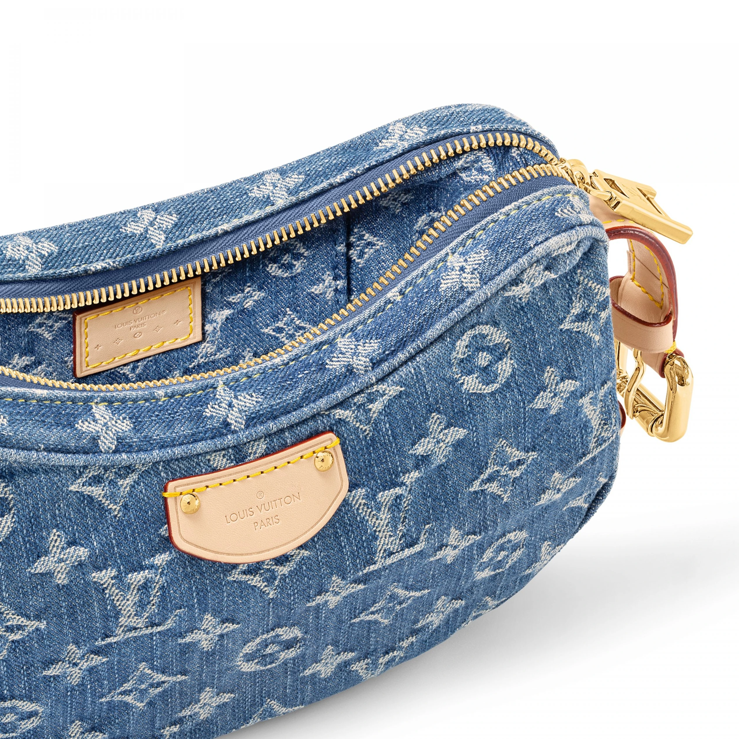 Replica bag Louis Vuitton M46856 Croissant MM Denim Blue