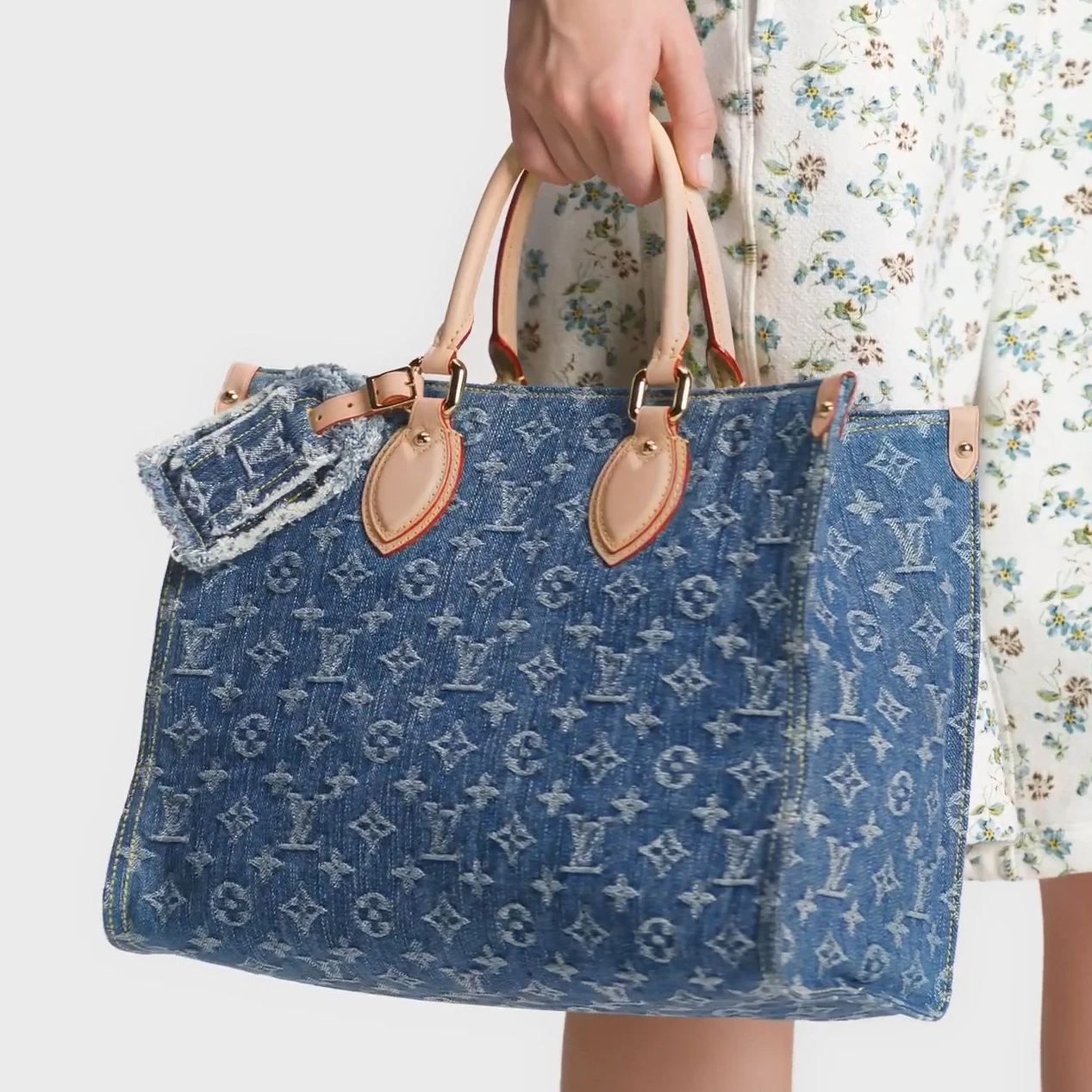 Mythick ru Louis Vuitton M46871 OnTheGo MM Denim Blue