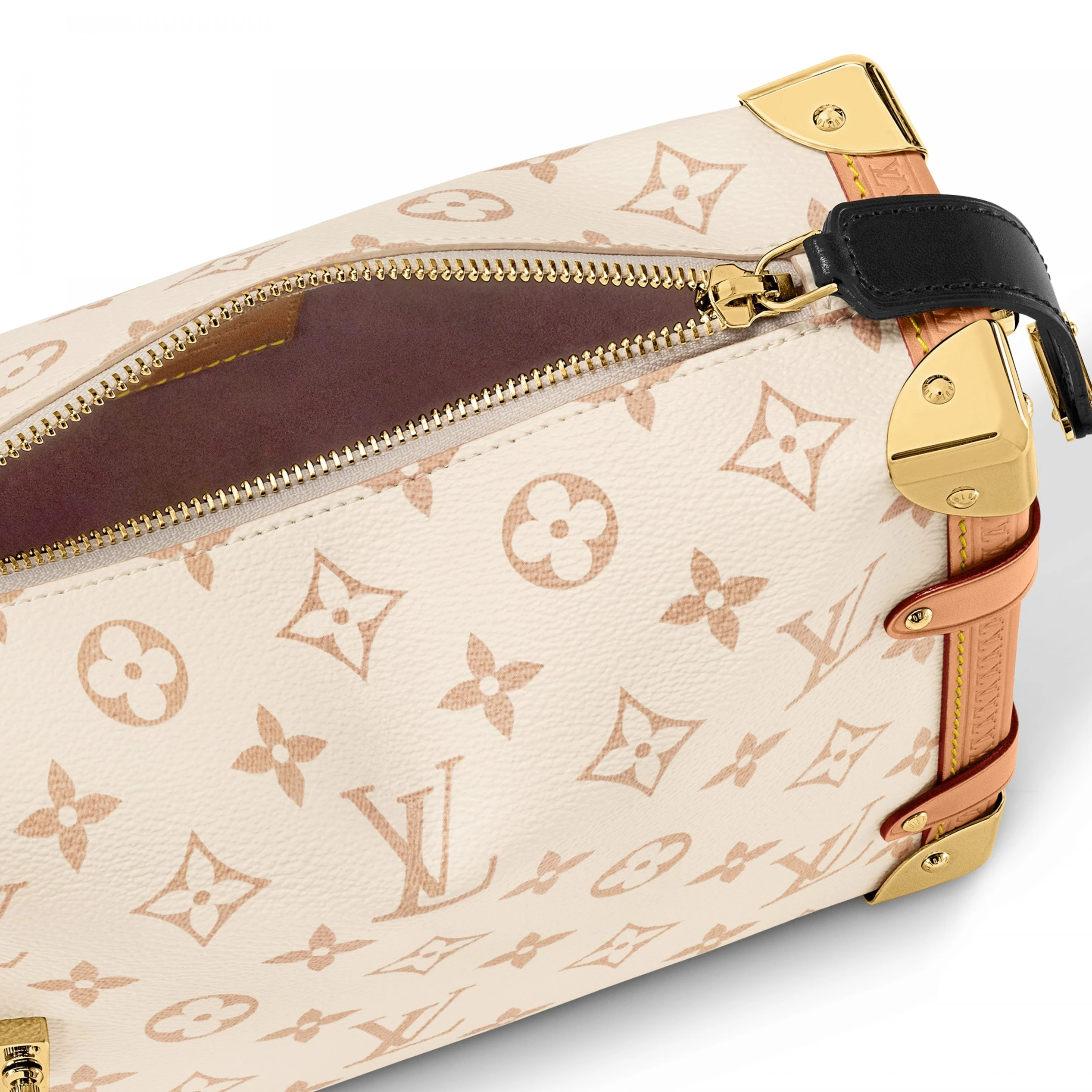 Lv belts replica Louis Vuitton M46907 Side Trunk MM Monogram Dune