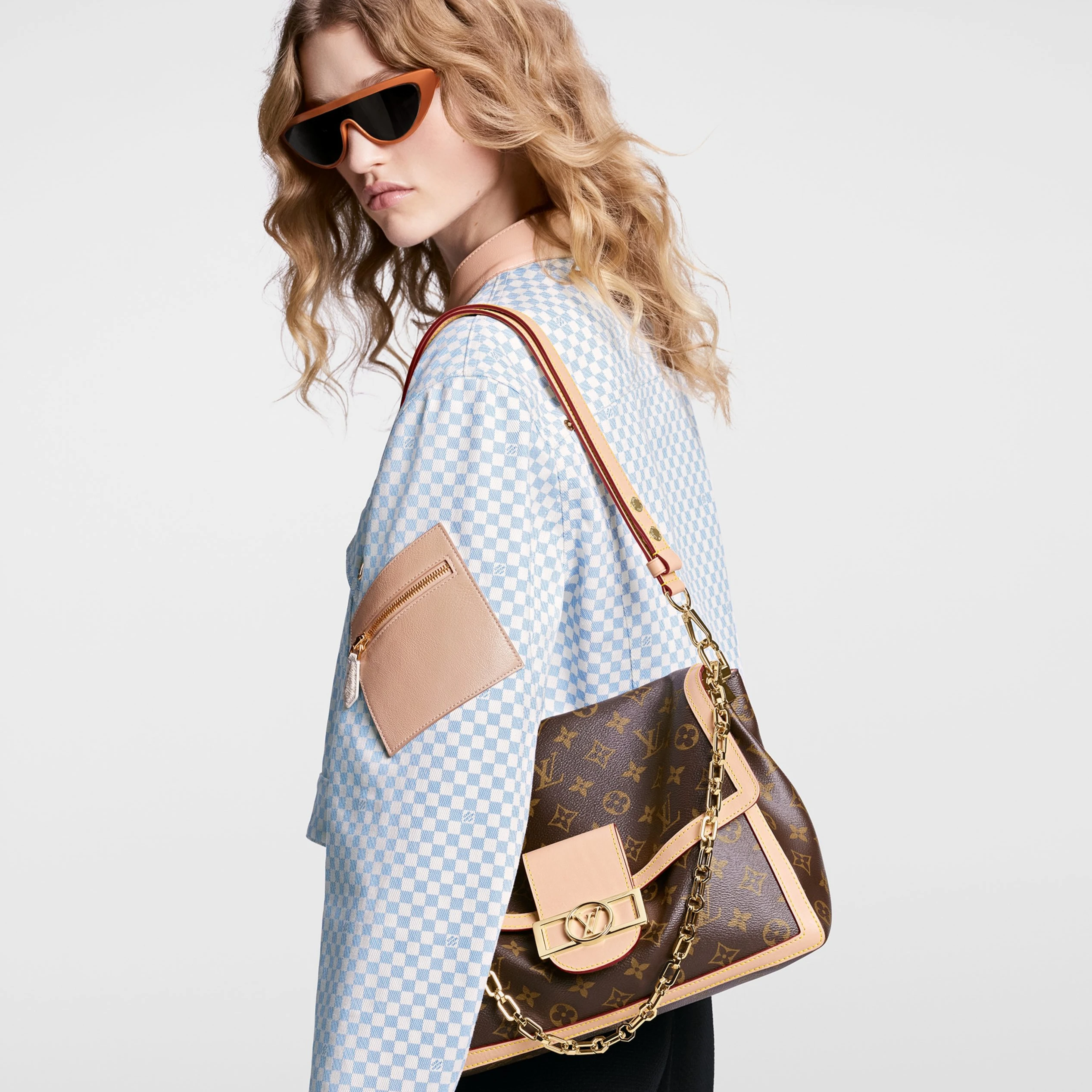 Lv belts replica Louis Vuitton M47149 Dauphine Soft Handbag