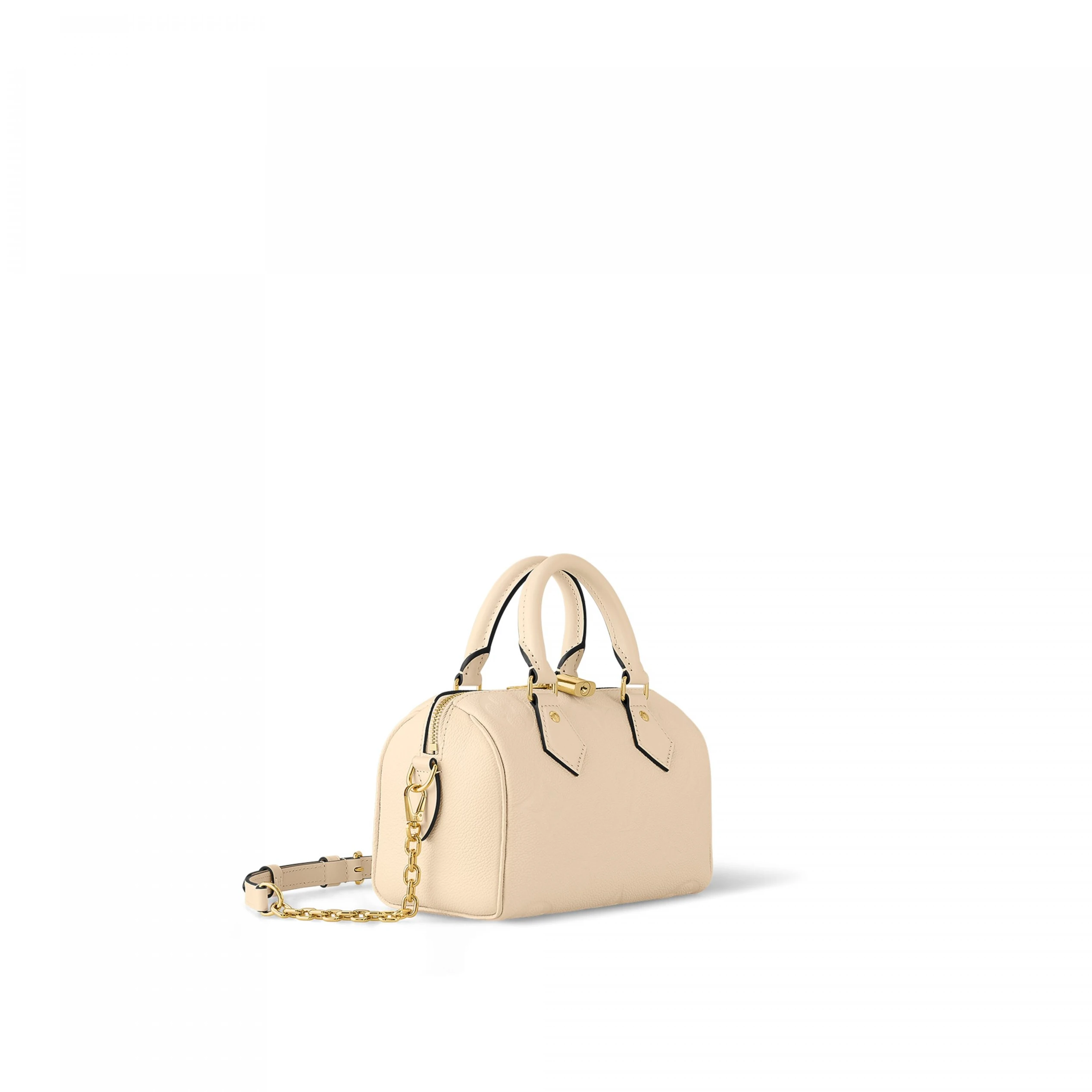 Replica bag Louis Vuitton M58954 Speedy Bandoulière 20 Monogram Empreinte Leather Crème Beige