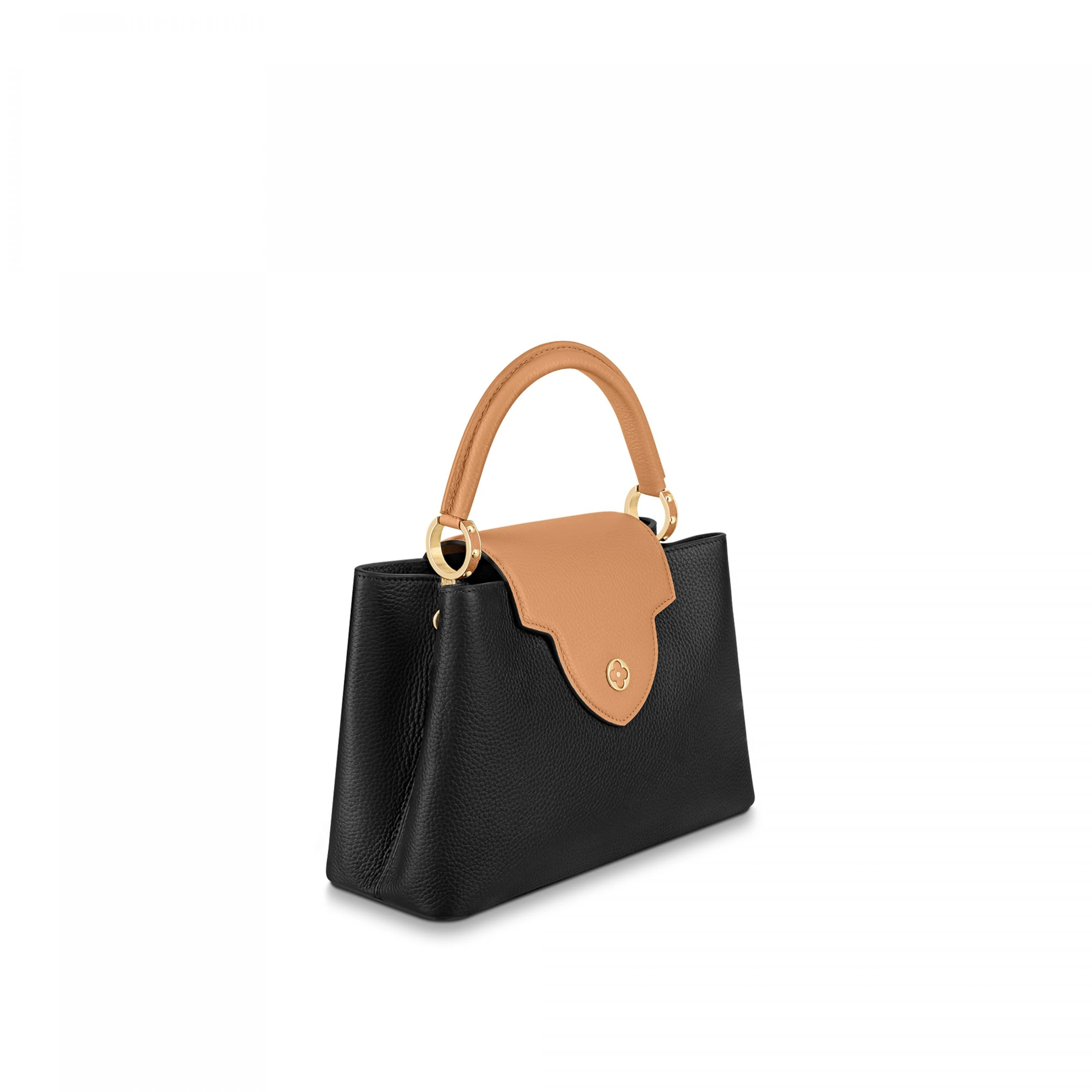 Replica bags Louis Vuitton M59466 Capucines PM Black Gold Arizona