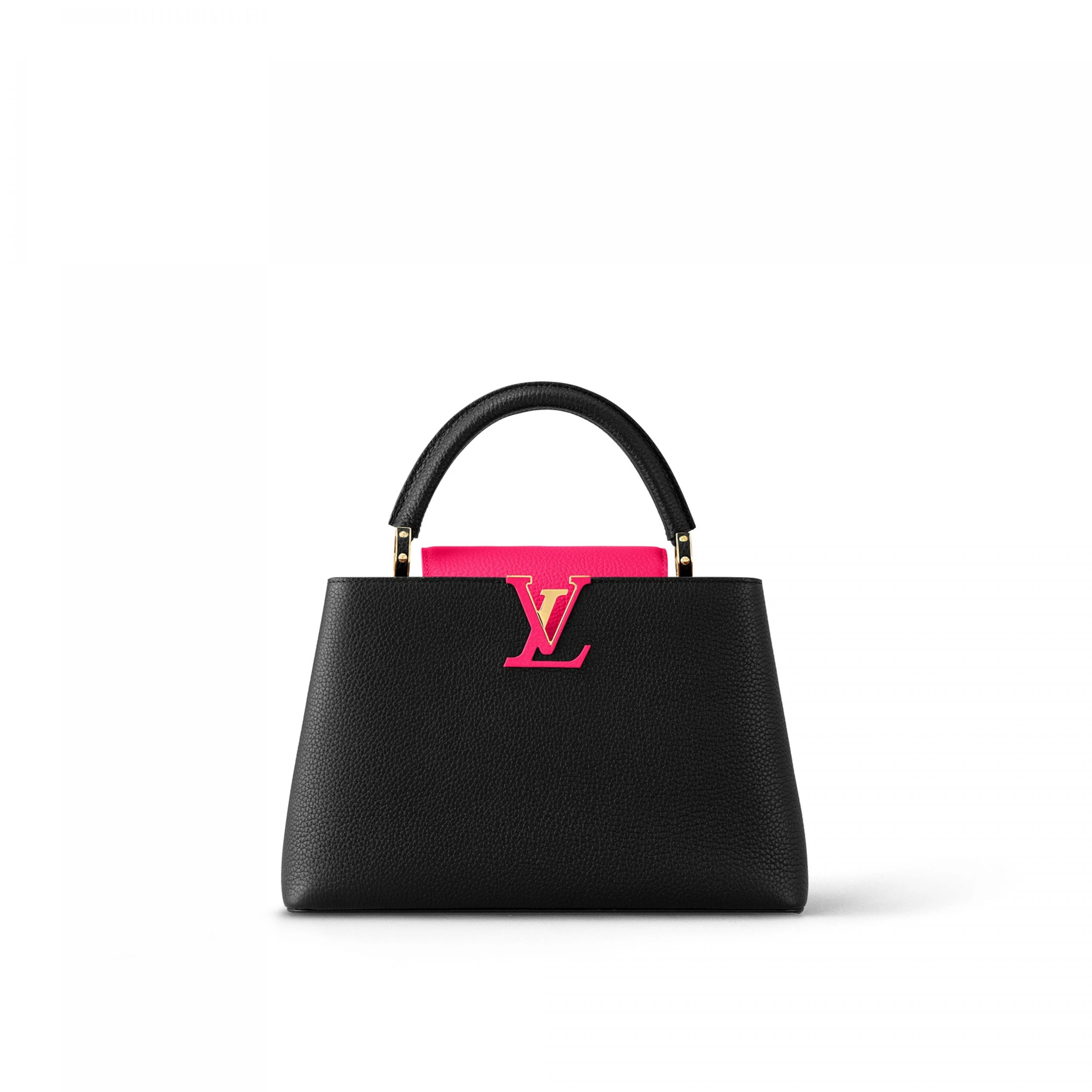 Louis Vuitton M59882 Capucines MM Black Rose Berlingot