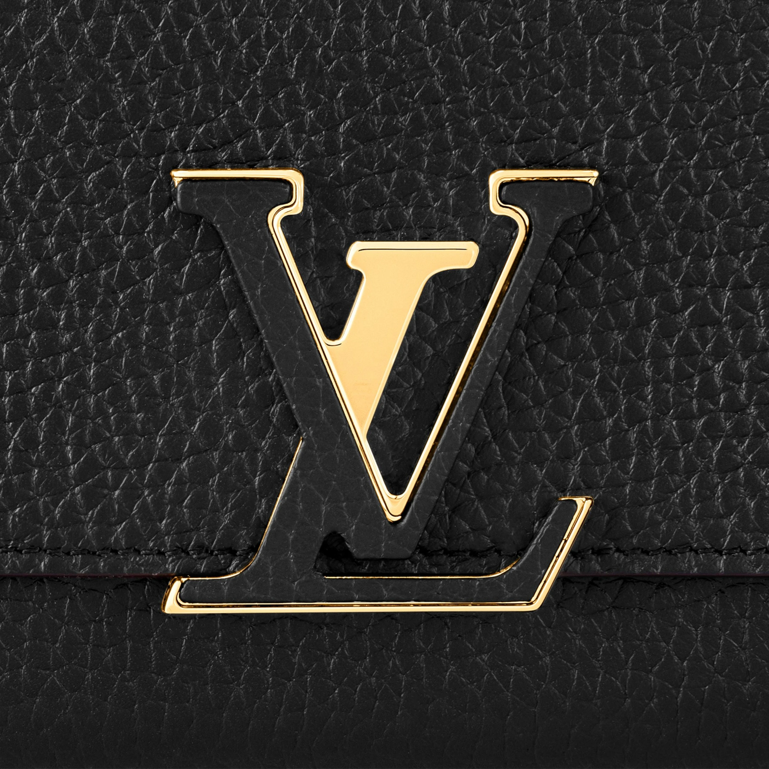Replica bags lv Louis Vuitton M61248 Capucines Wallet Black