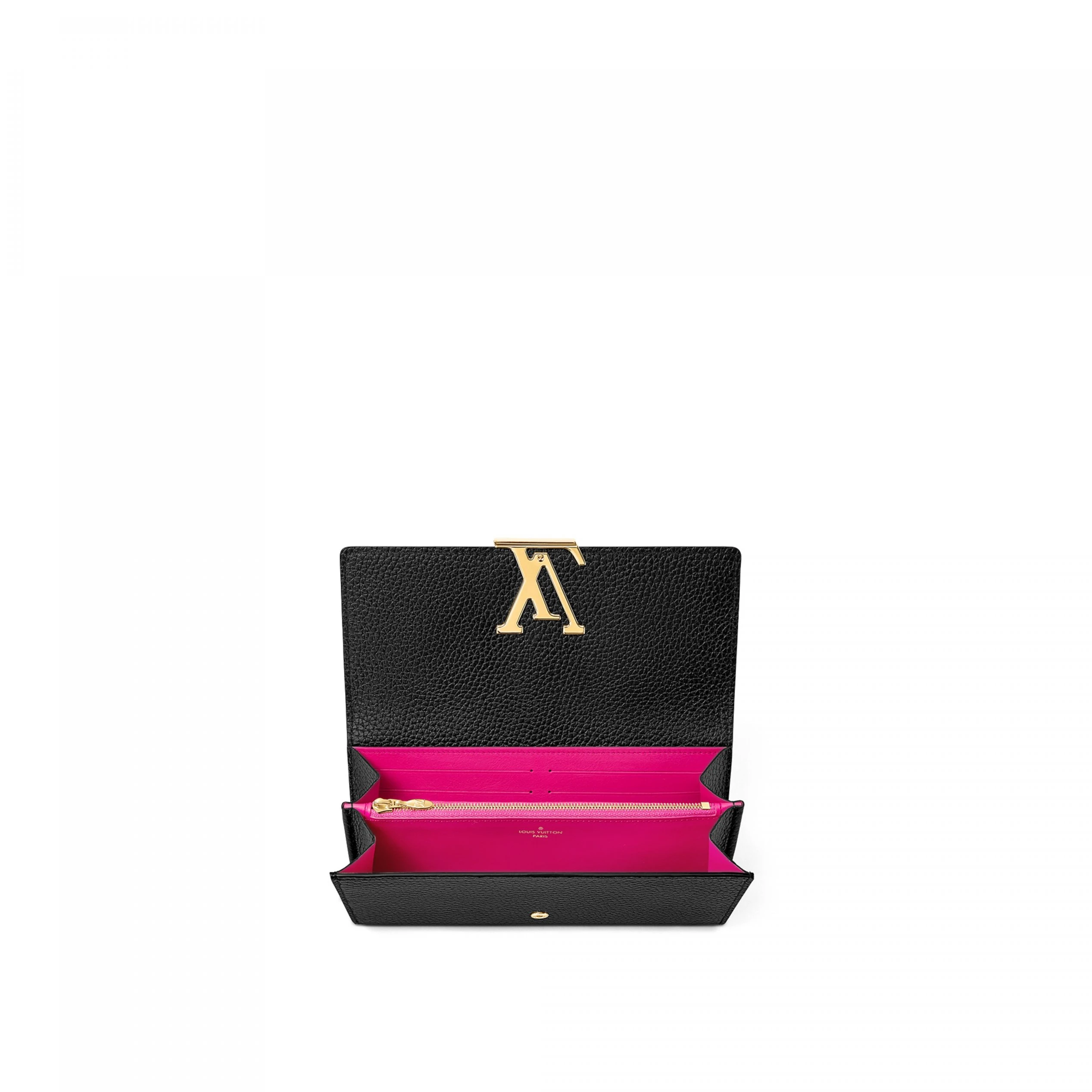 Replica bags lv Louis Vuitton M61248 Capucines Wallet Black