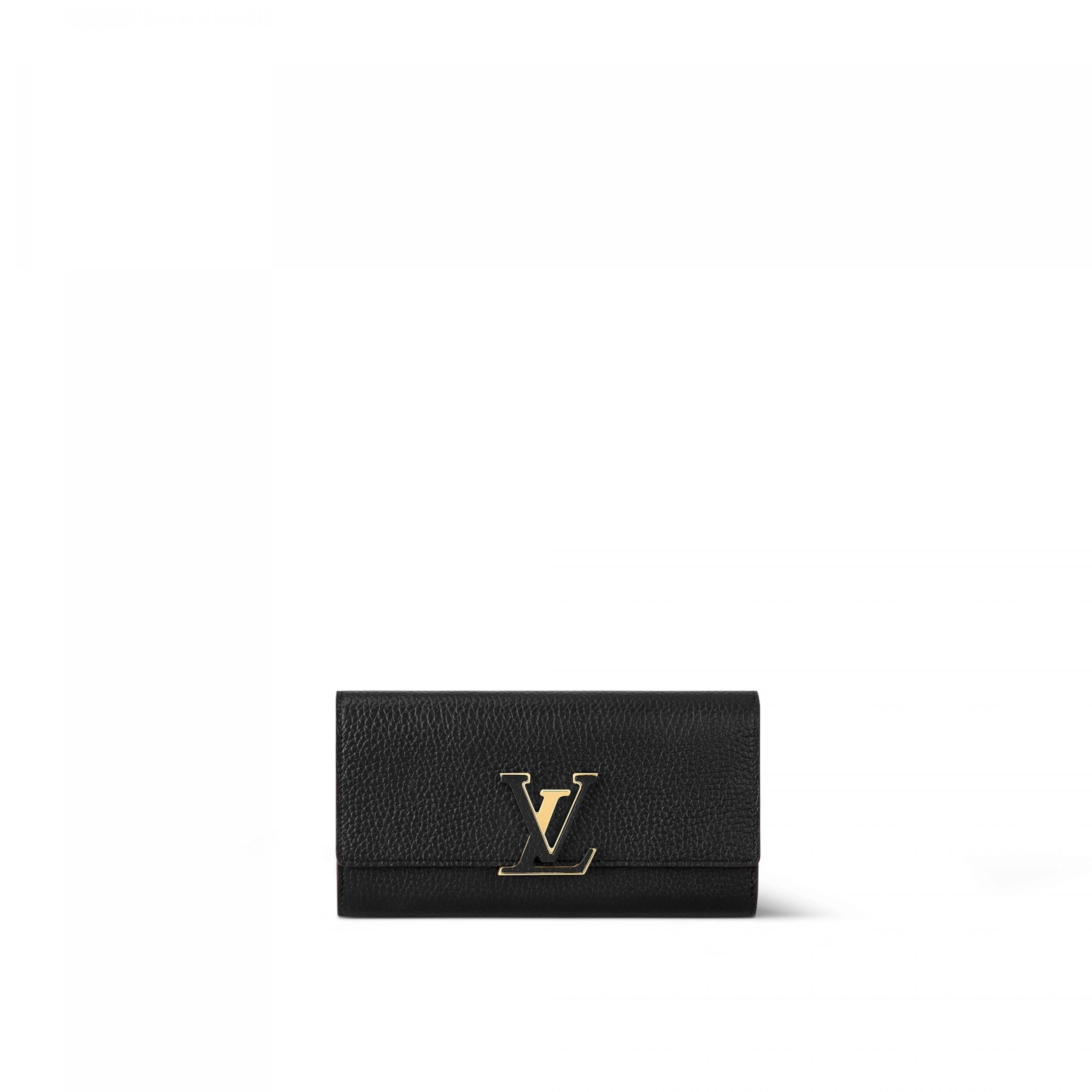 Louis Vuitton M61248 Capucines Wallet Black